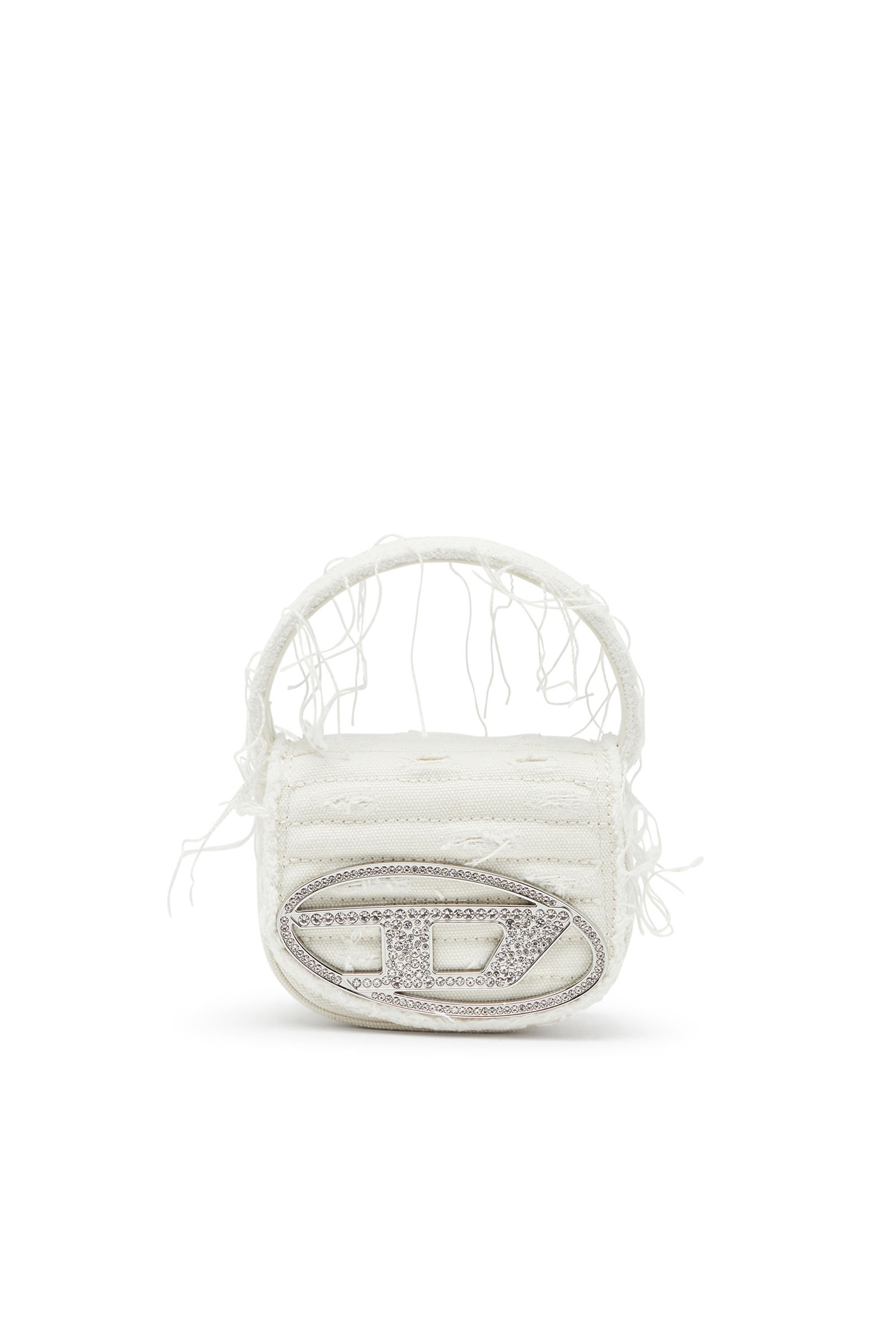 Diesel - 1DR XS, 1DR XS-Iconica mini bag in tela e pelle Donna in Bianco - 1