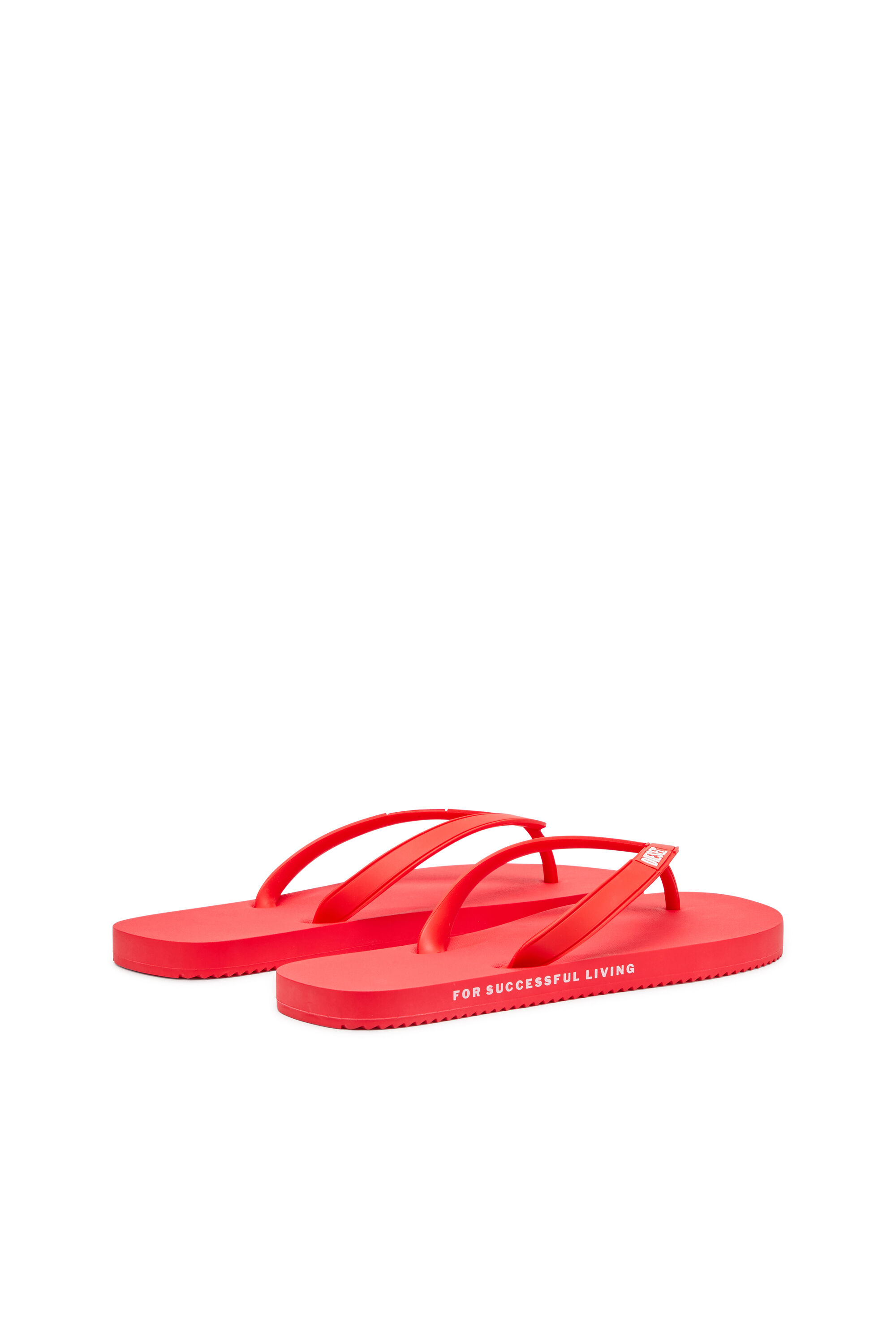Diesel - SA-RIO, Sa-Rio-Infradito in gomma Uomo in Rosso - 3