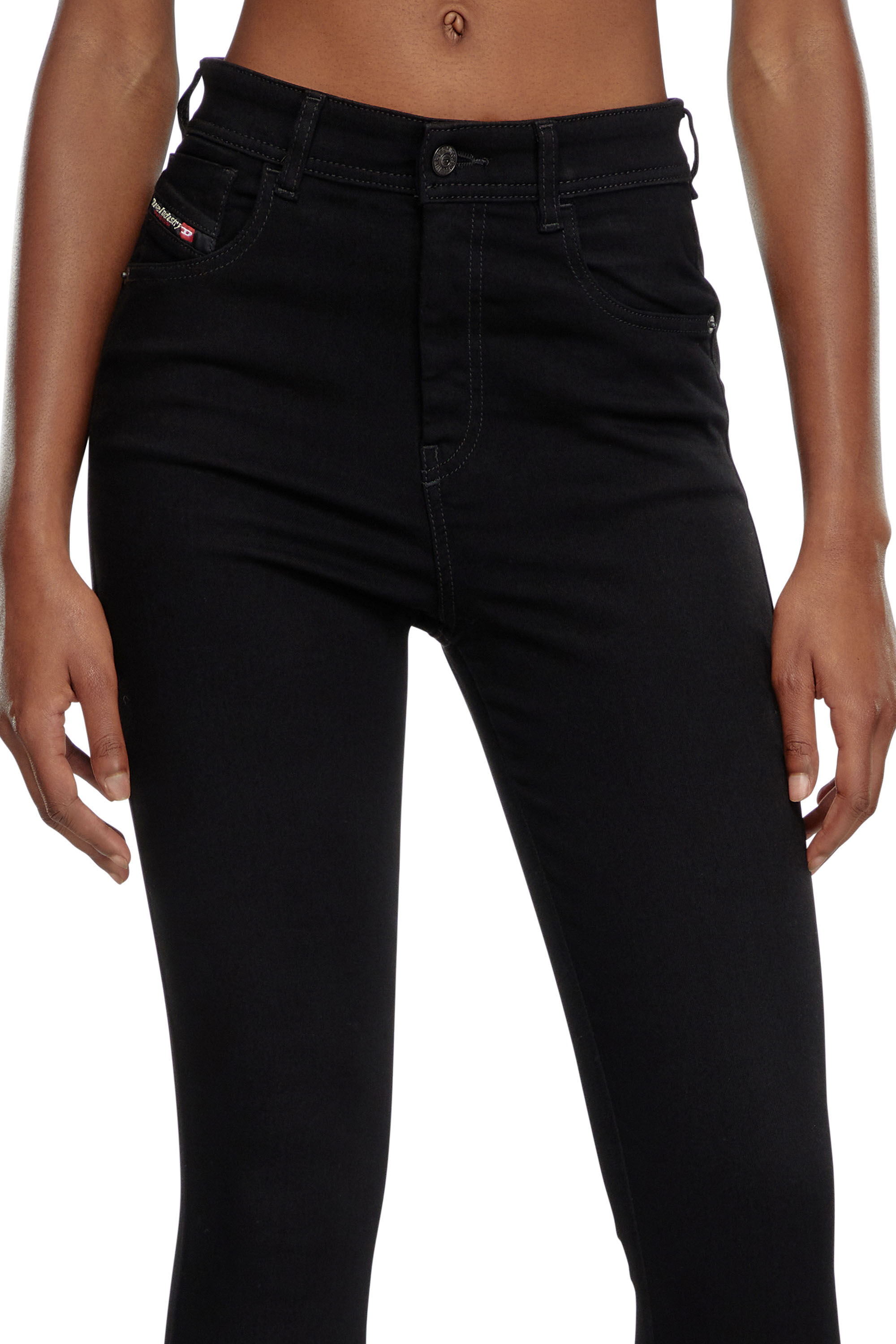 Diesel - Damen Skinny Jeans 1984 Slandy-High 069EF, Schwarz/Dunkelgrau - 5