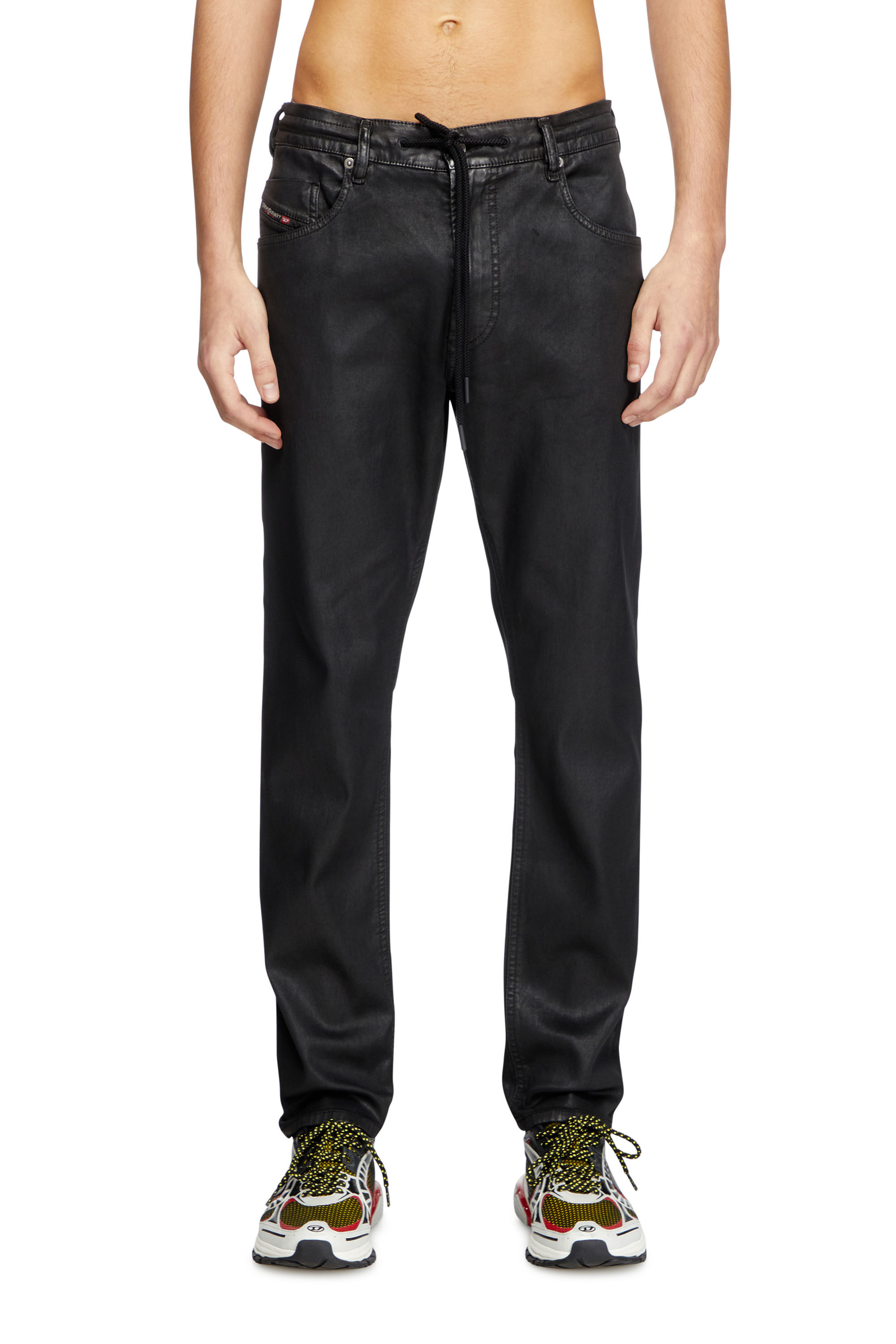 Diesel - Regular 2032 D-Krooley Joggjeans® 068PX Homme, Noir/Gris foncé - Image 3