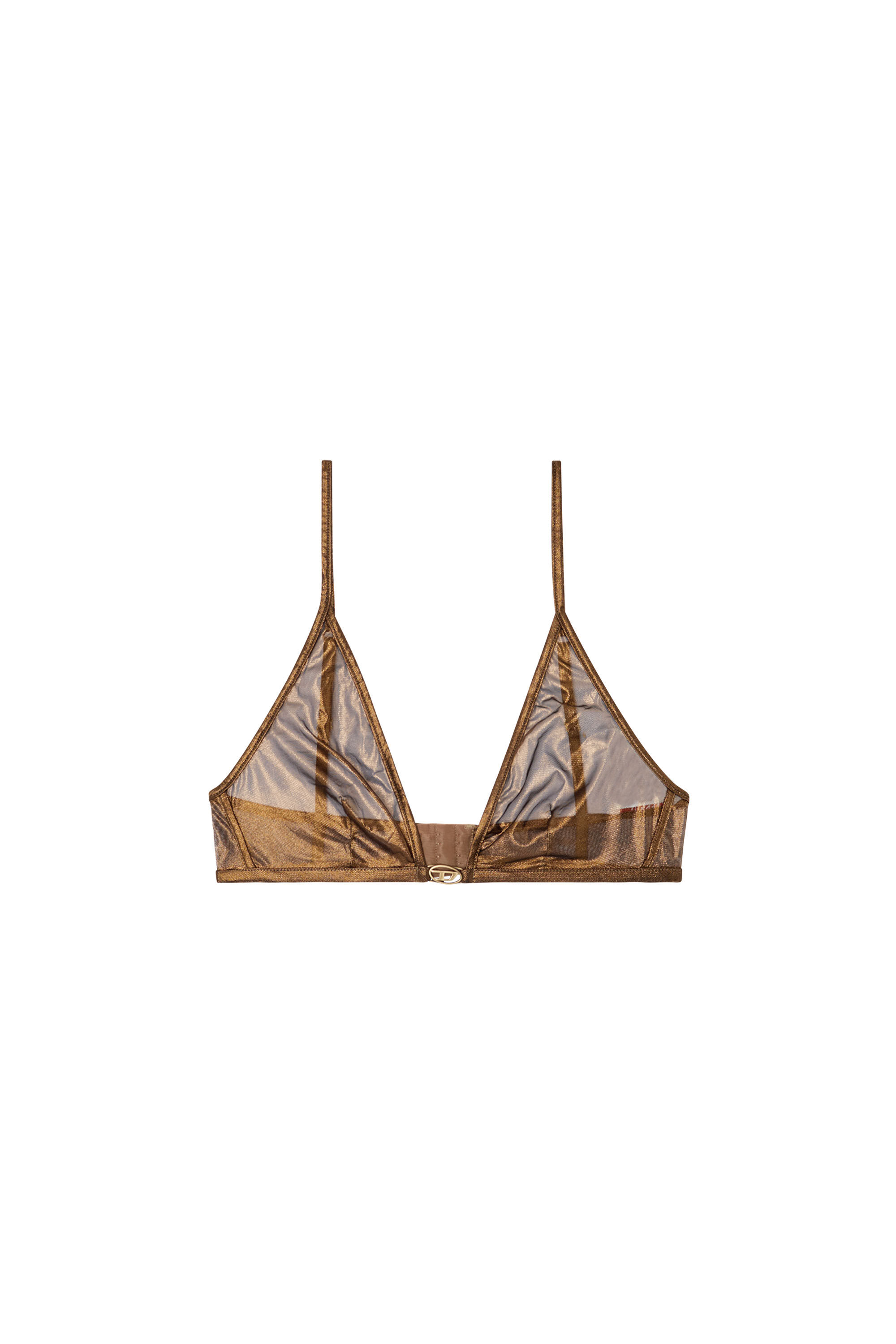 Diesel - LUNA-GFT, Damen Bügelloser BH mit mittigem Oval D in Gold - 2