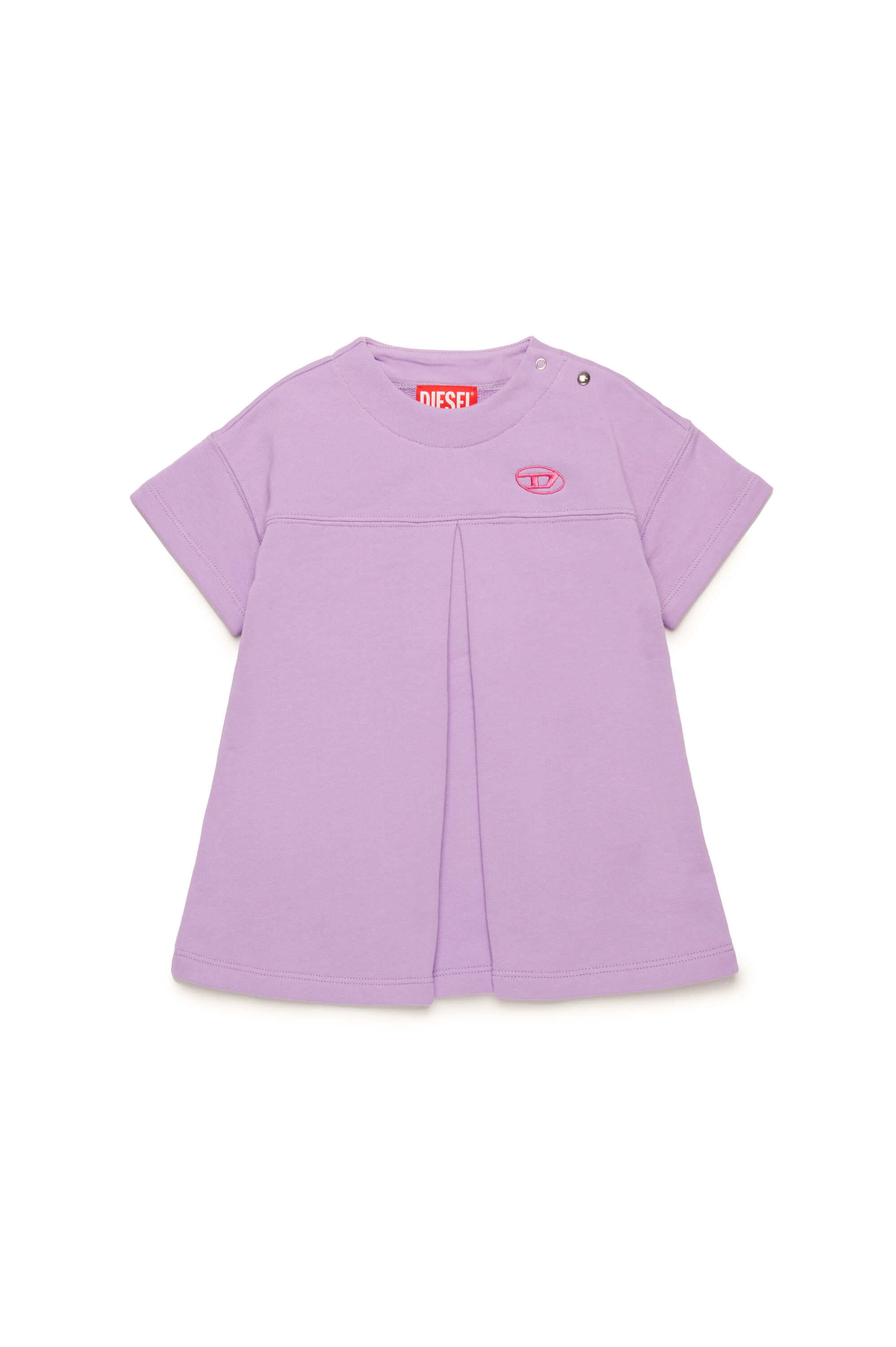 Diesel - DROWELB, Abito-felpa con piega invertita Donna in Viola - 1