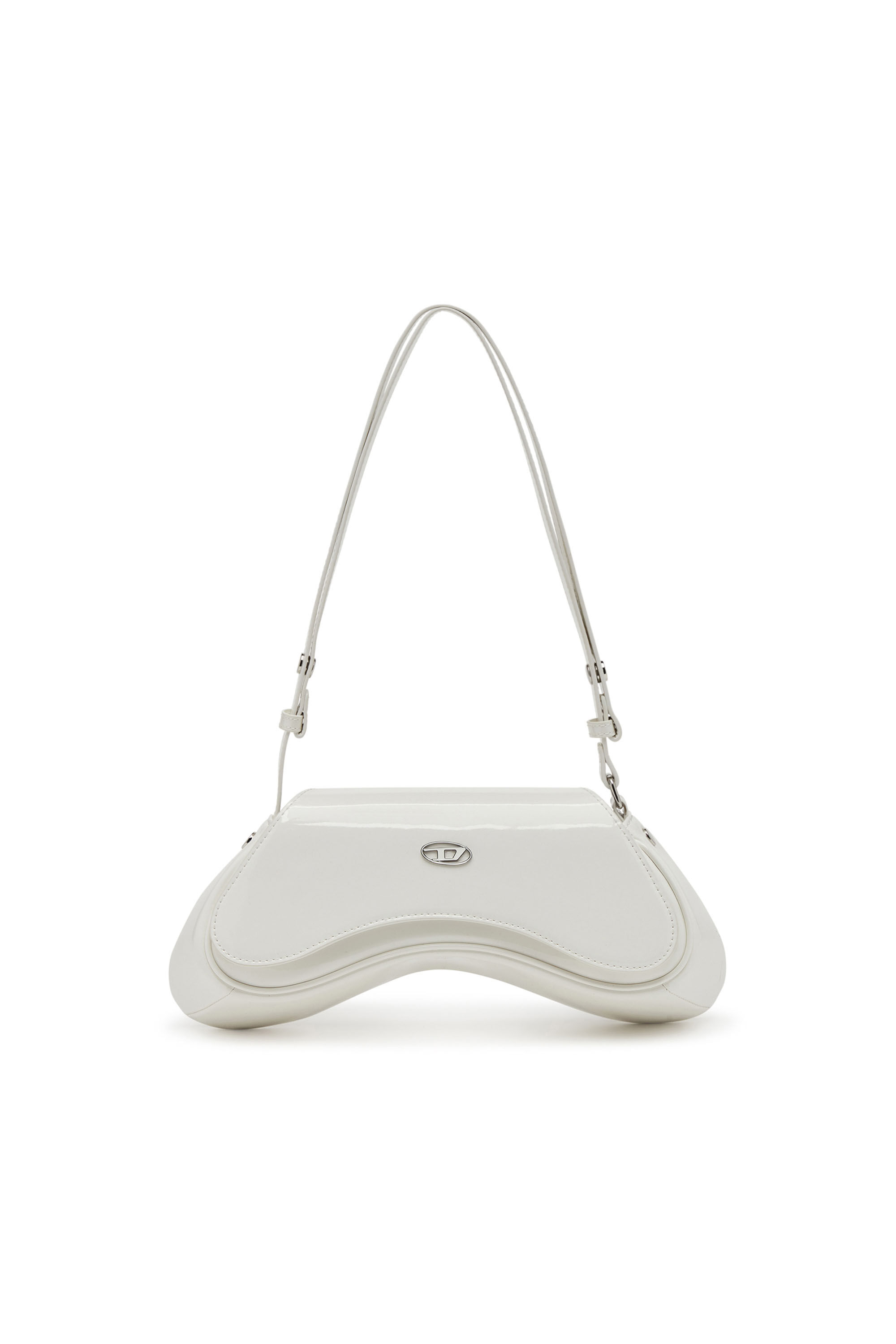 Diesel - PLAY CROSSBODY, Play-Sac à bandoulière glossy Femme in Blanc - 1