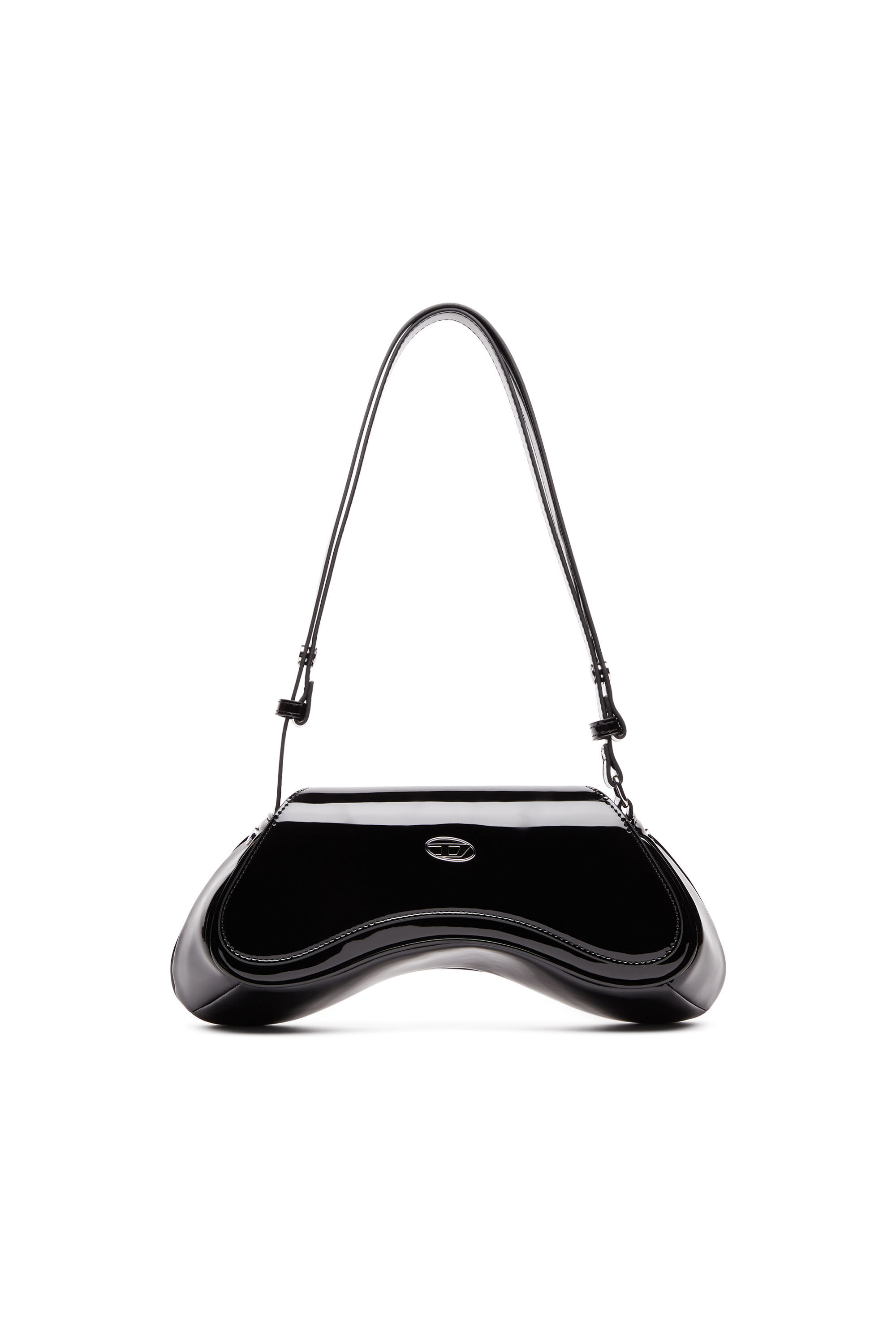 Diesel - PLAY CROSSBODY, Play-Borsa crossbody lucida Donna in Nero - 1