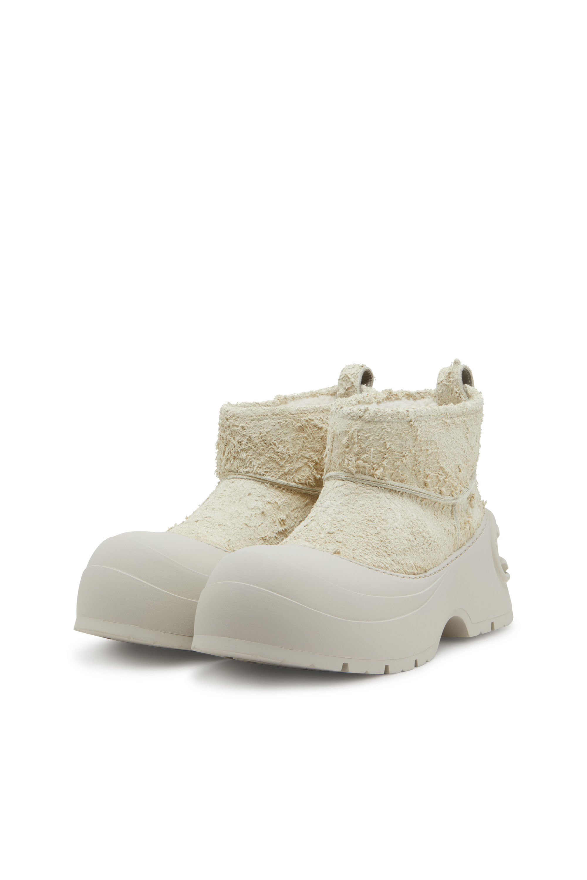 Diesel - D-DONALD MONTONE, D-Donald-Stivaletto chunky con suola carrarmato Uomo in Bianco - 8