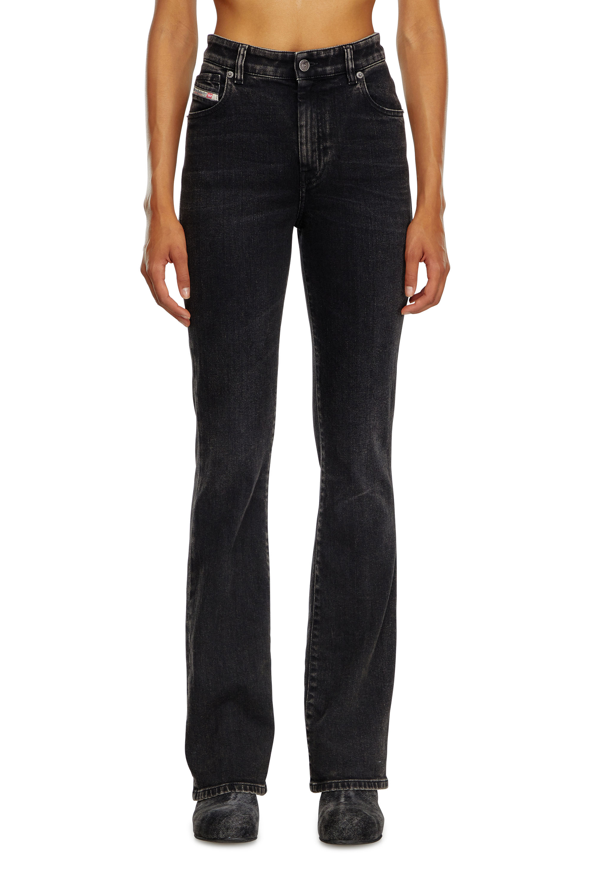 Diesel - Damen Bootcut Jeans 2003 D-Escription 09I30, Schwarz/Dunkelgrau - 1