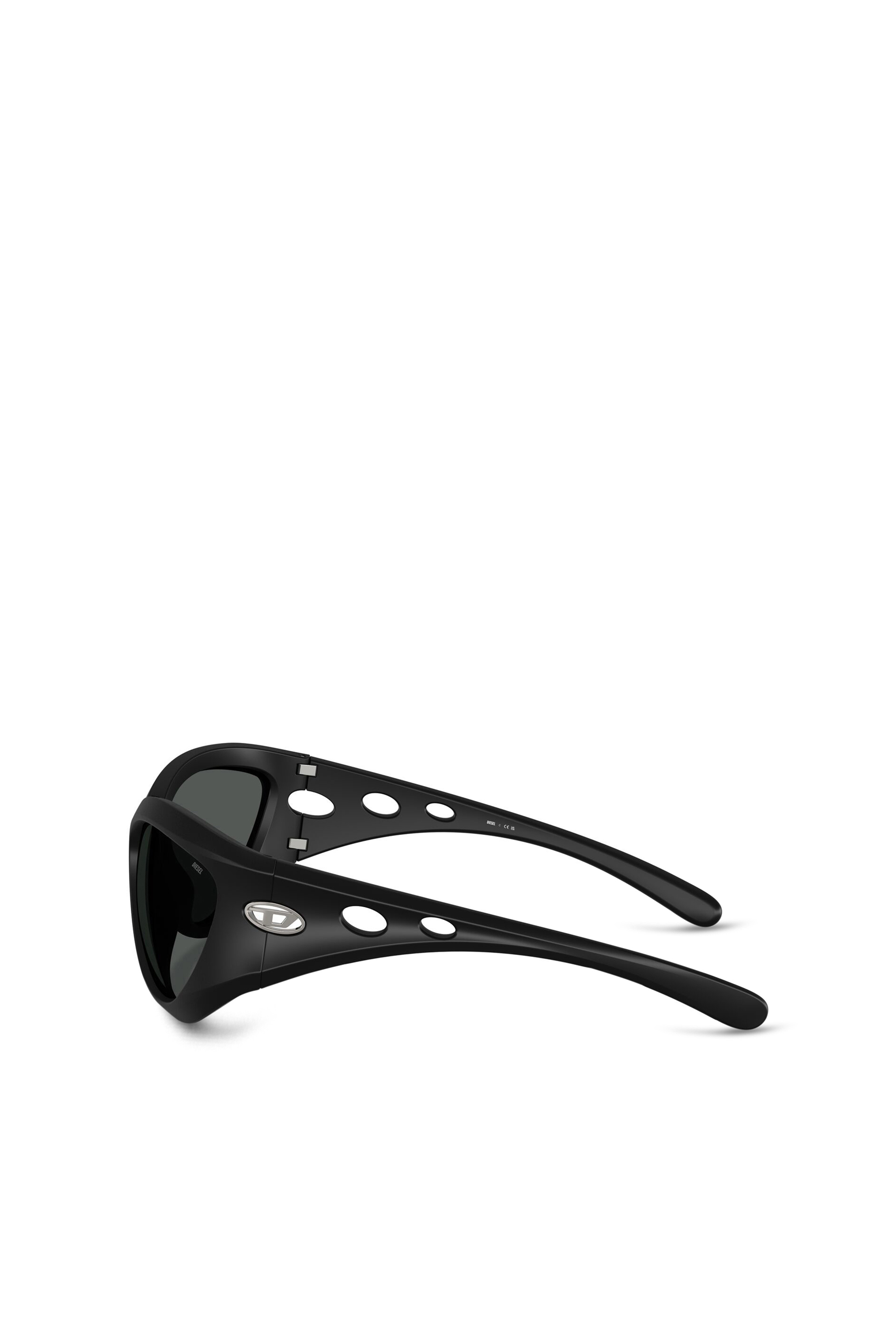 Diesel - 0DL3007U, Occhiali da sole cat-eye Unisex in Nero - 3
