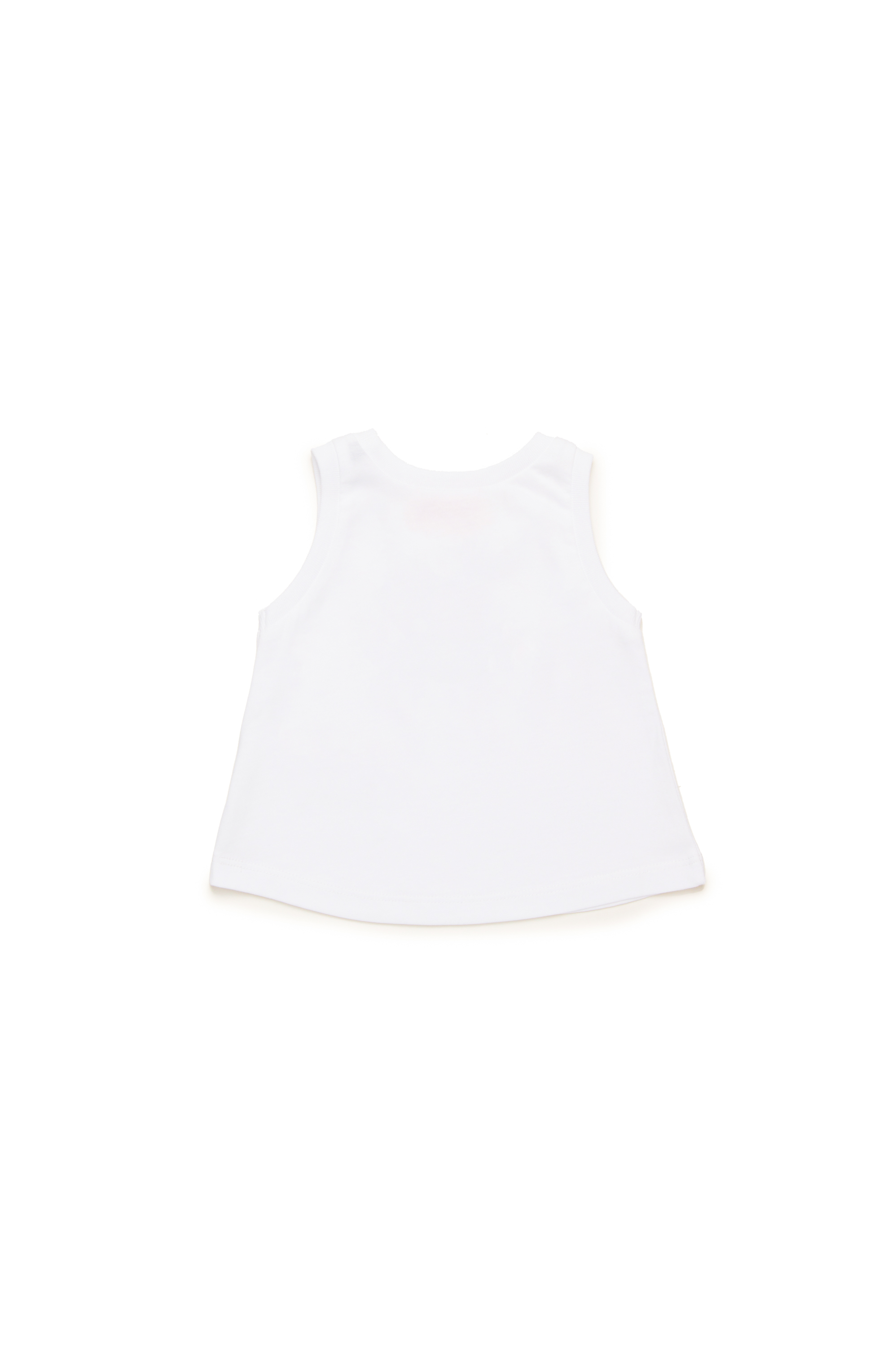 Diesel - MTARBIB, Top sans manches avec logo Oval D Femme in Blanc - 2