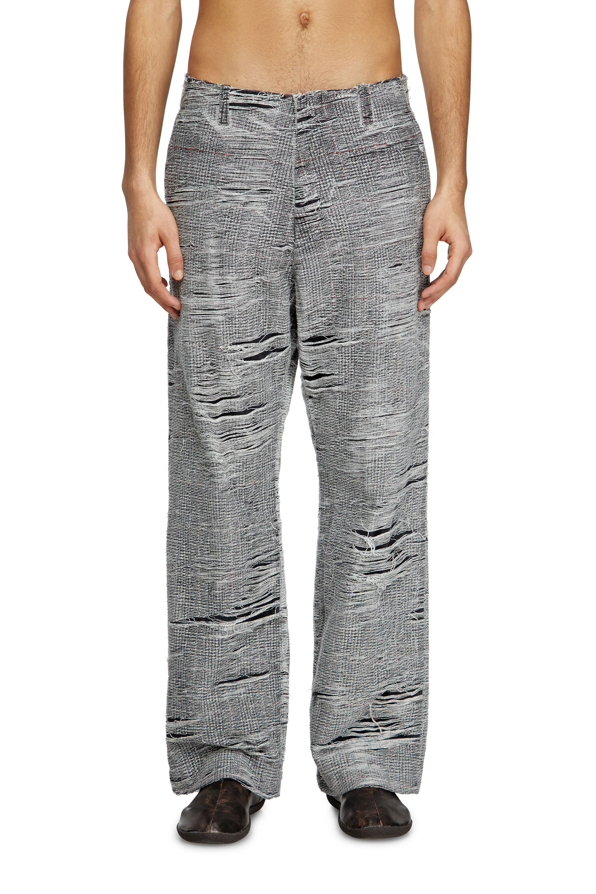 Diesel - Relaxed Jeans D-Boix 0CMBR Uomo, Grigio - Image 1