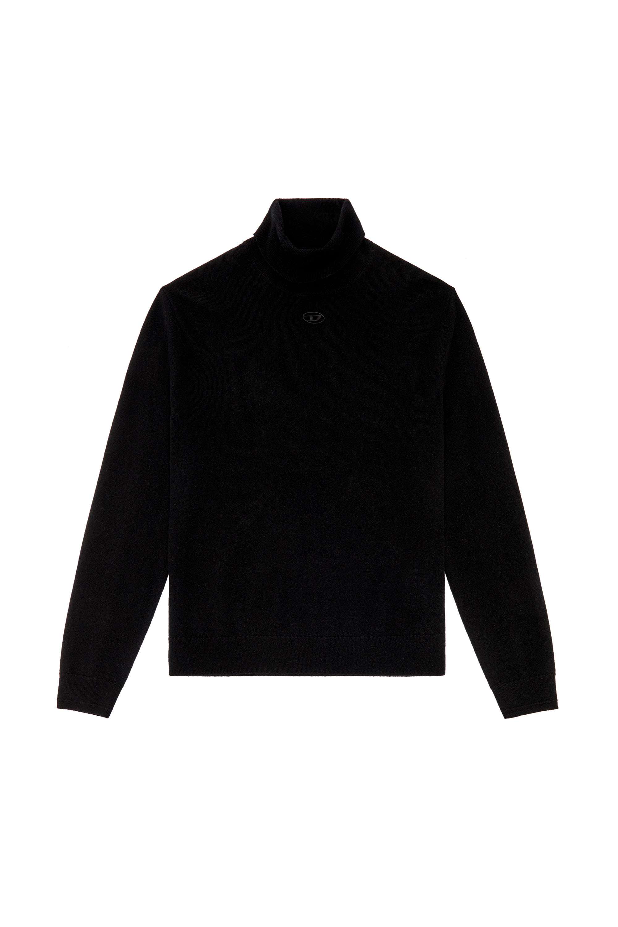 Diesel - K-VIERI-TN, Herren Rollkragenpullover aus Wolle und Kaschmir in Schwarz - 3
