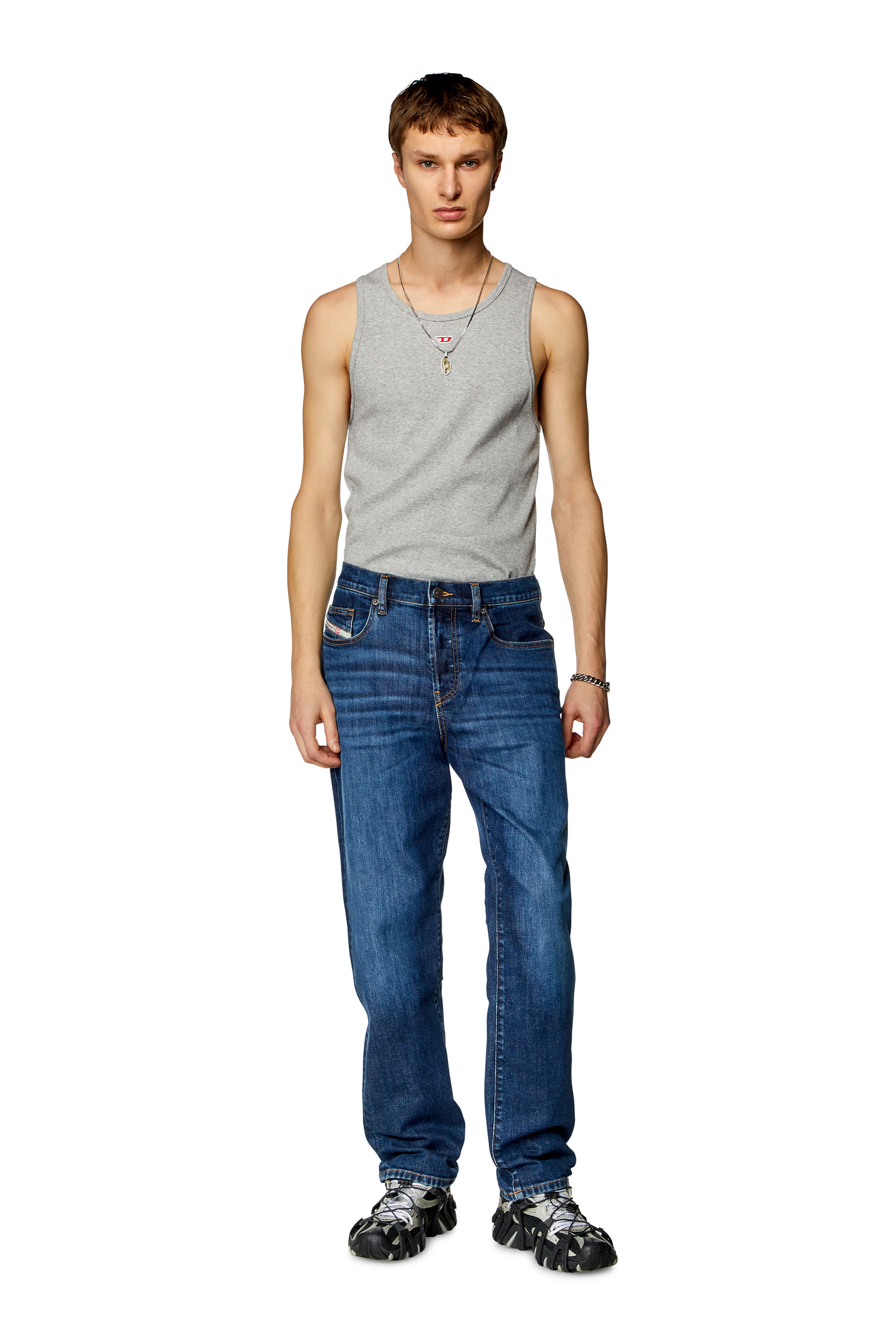 Diesel - Regular Jeans 2020 D-Viker 0PFAZ Uomo, Blu Scuro - Image 2