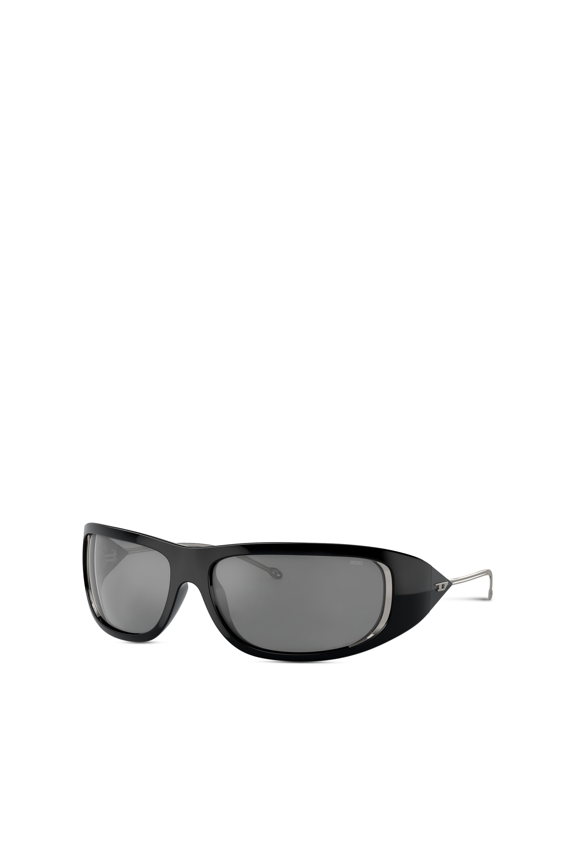 Diesel - 0DL3001 SIZE 61, Occhiali da sole dal modello avvolgente Unisex in Nero - 1