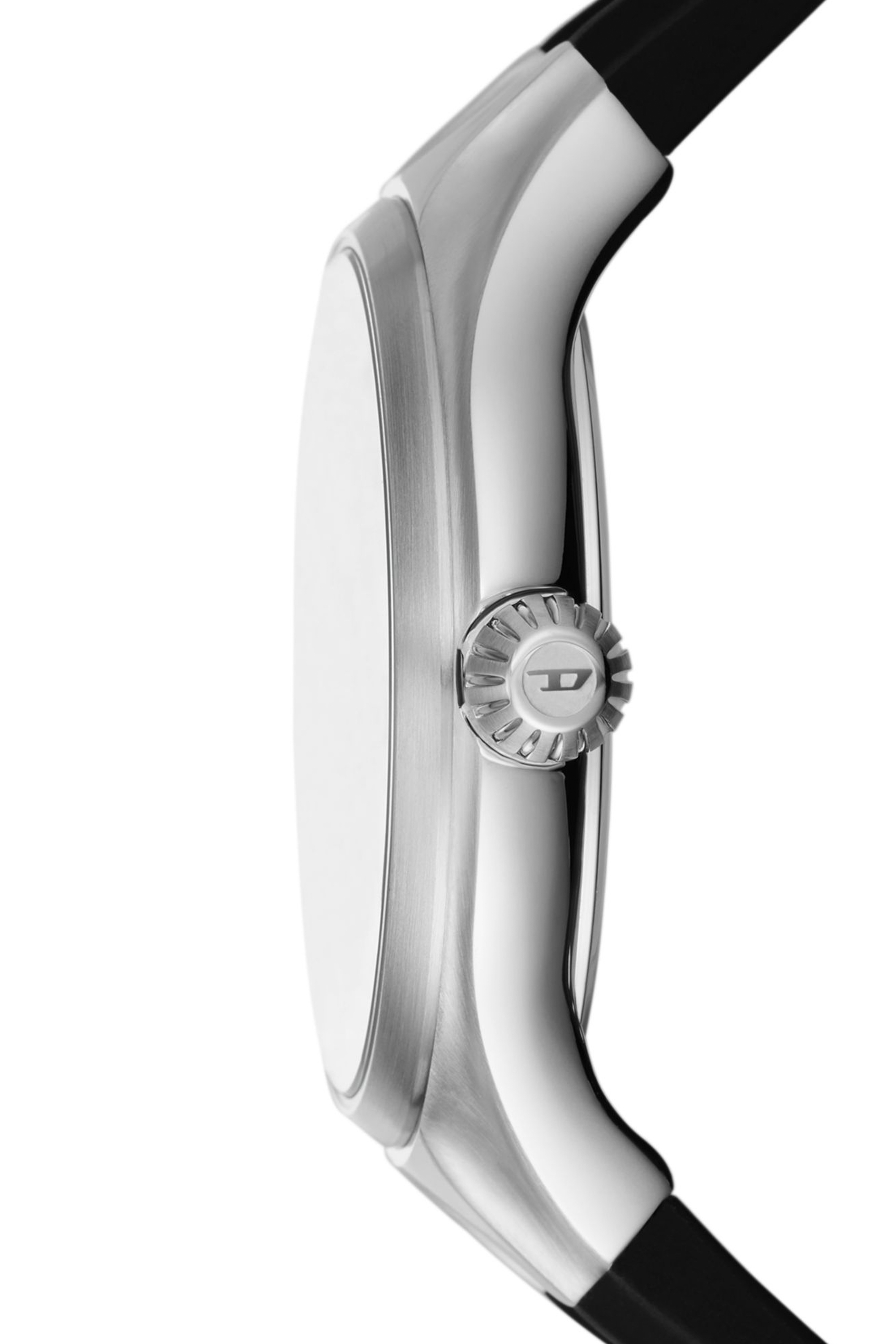 Diesel - DZ2202, Herren Streamline Armbanduhr aus schwarzem Silikon in Schwarz - 3
