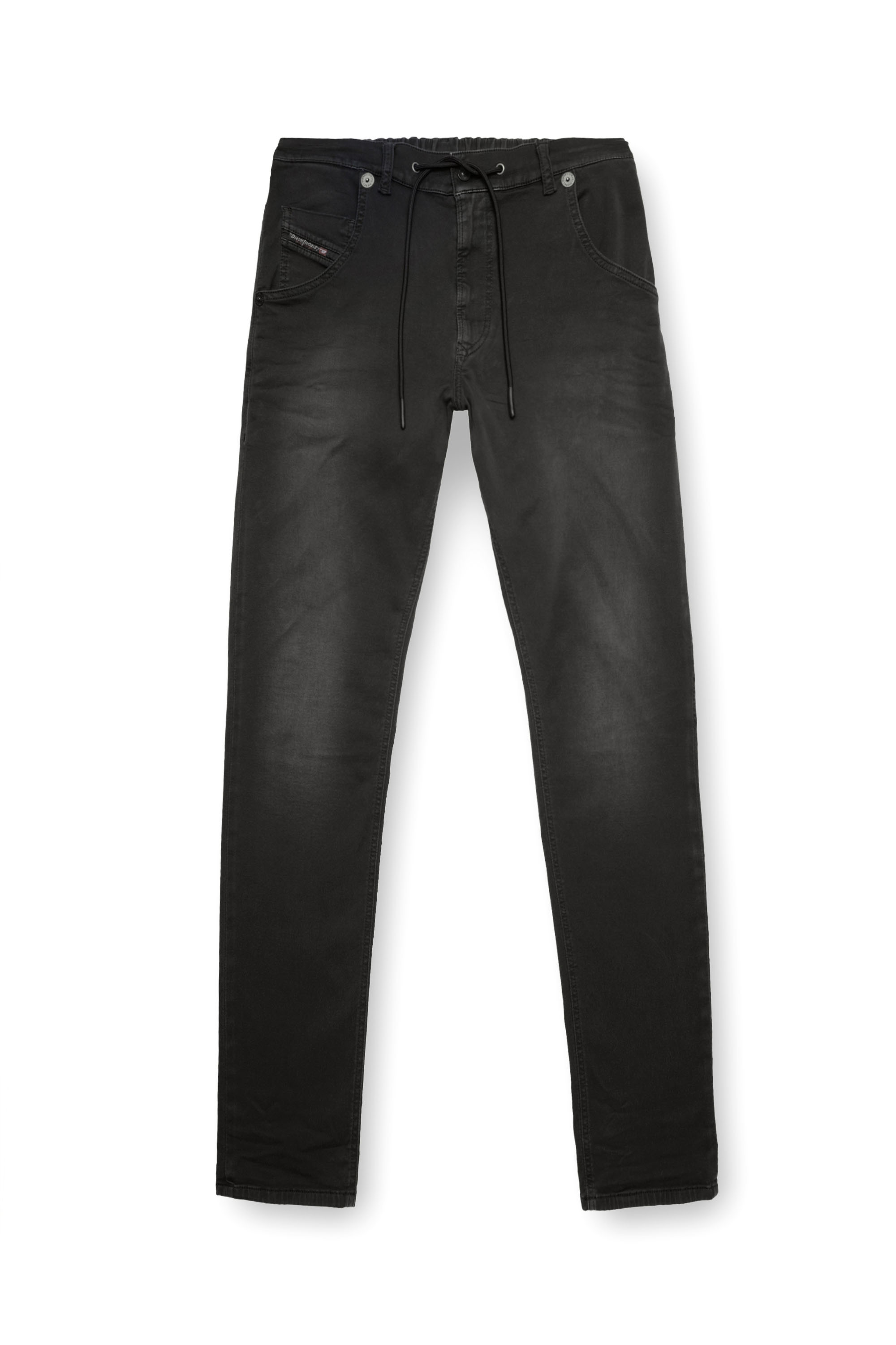 Diesel - Regular 2030 D-Krooley Joggjeans® 0670M Homme, Noir/Gris foncé - Image 3