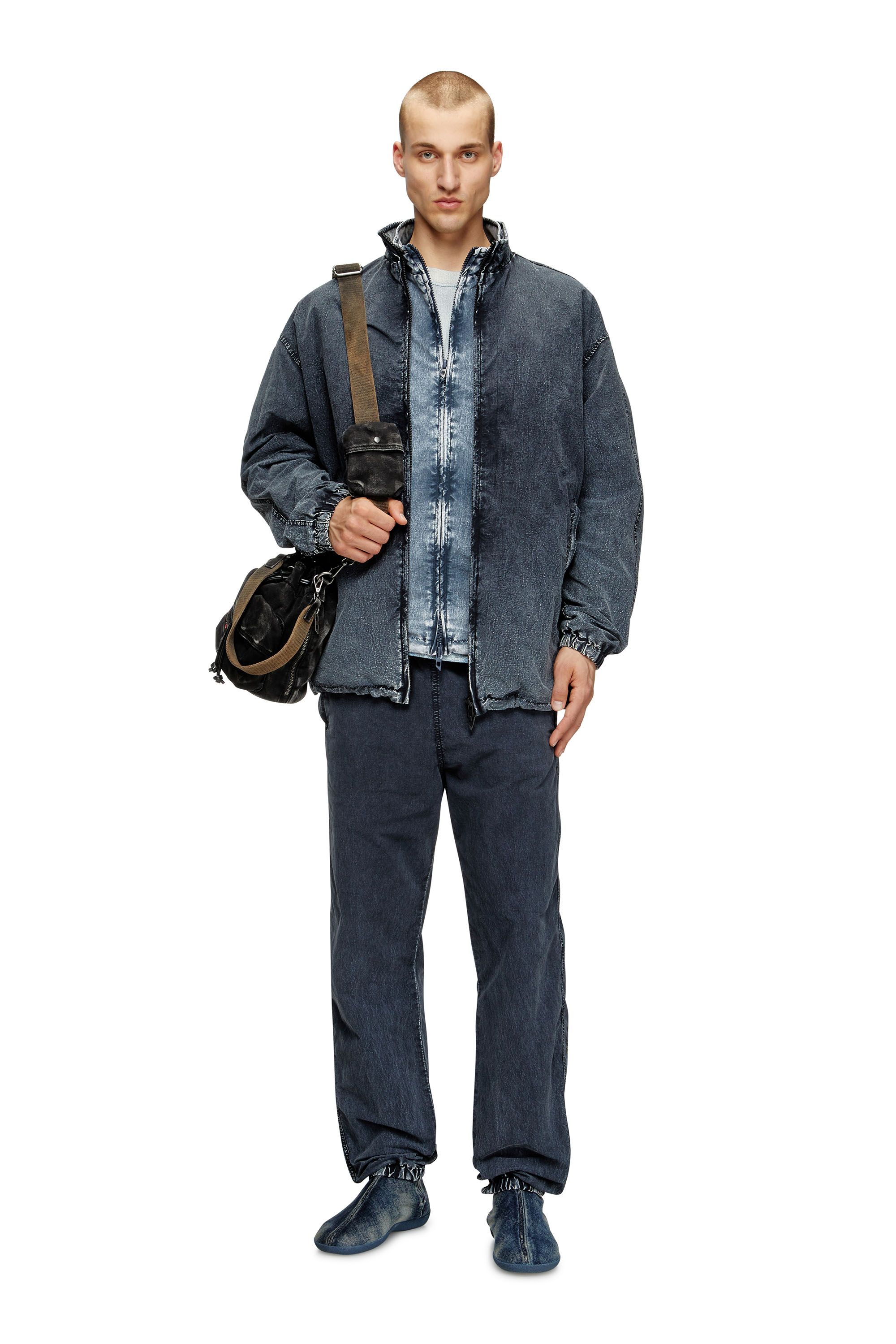 Diesel - J-WILSON, Giacca in nylon Taslan riciclato Uomo in Nero - 2