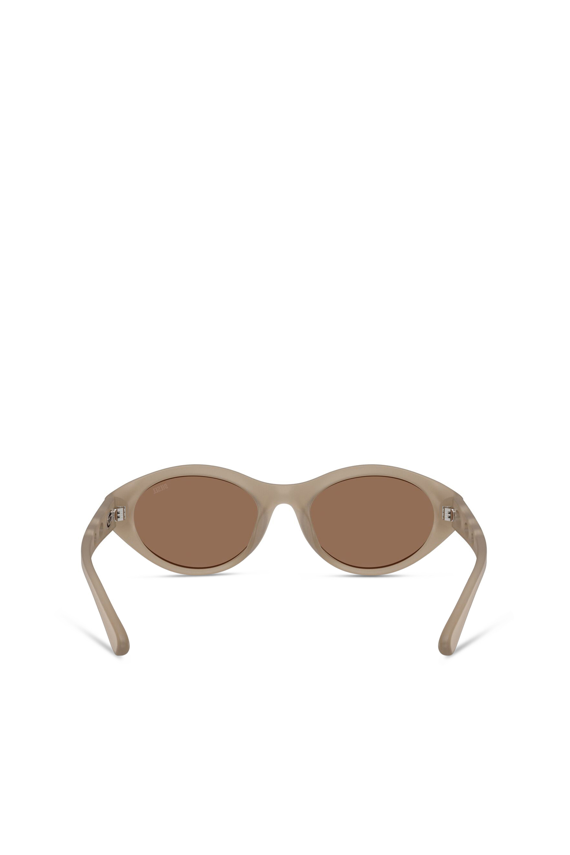 Diesel - 0DL3005U, Occhiali da sole ovali Unisex in Beige - 4