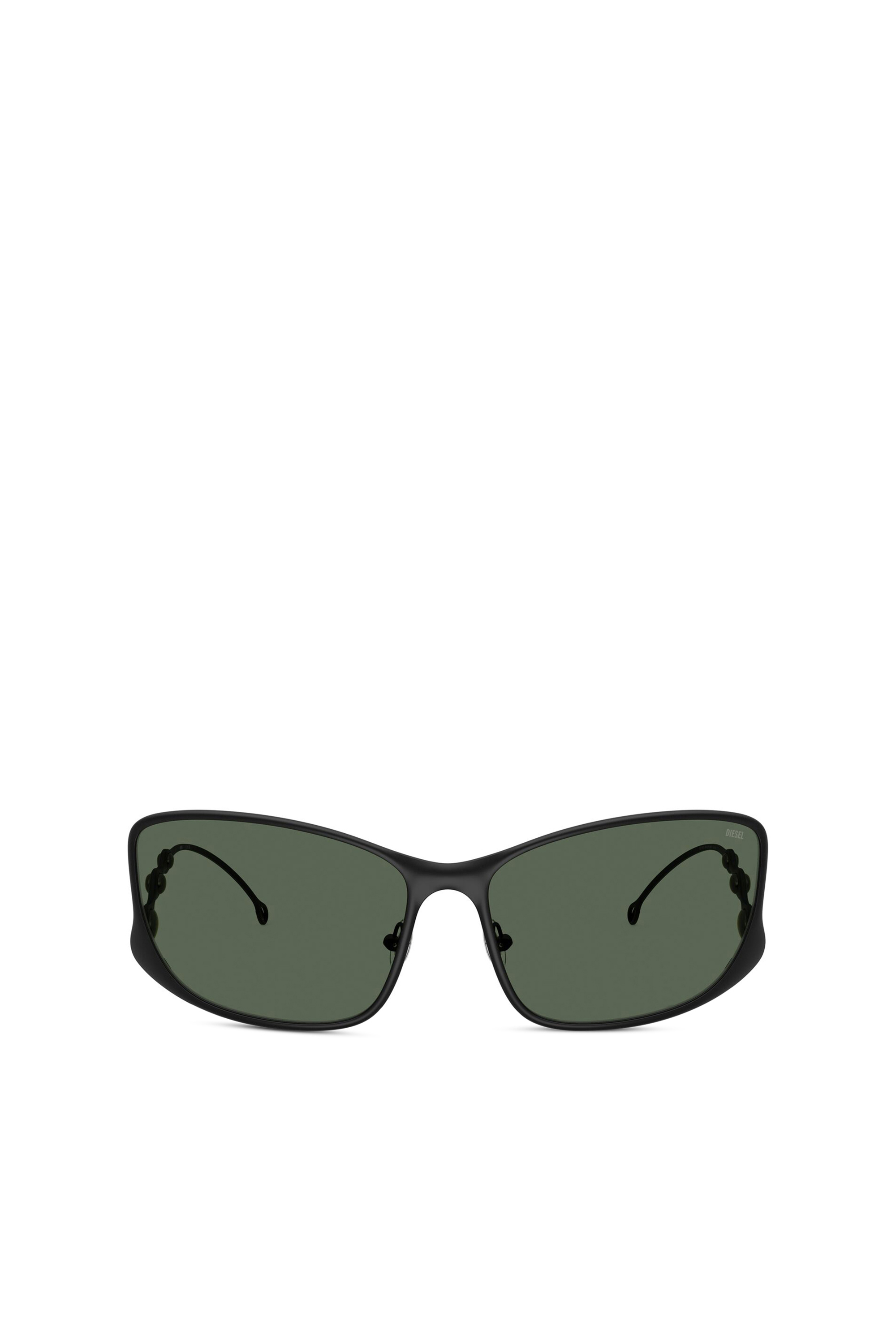 Diesel - 0DL1013, Occhiali da sole rettangolari Unisex in Verde - 2