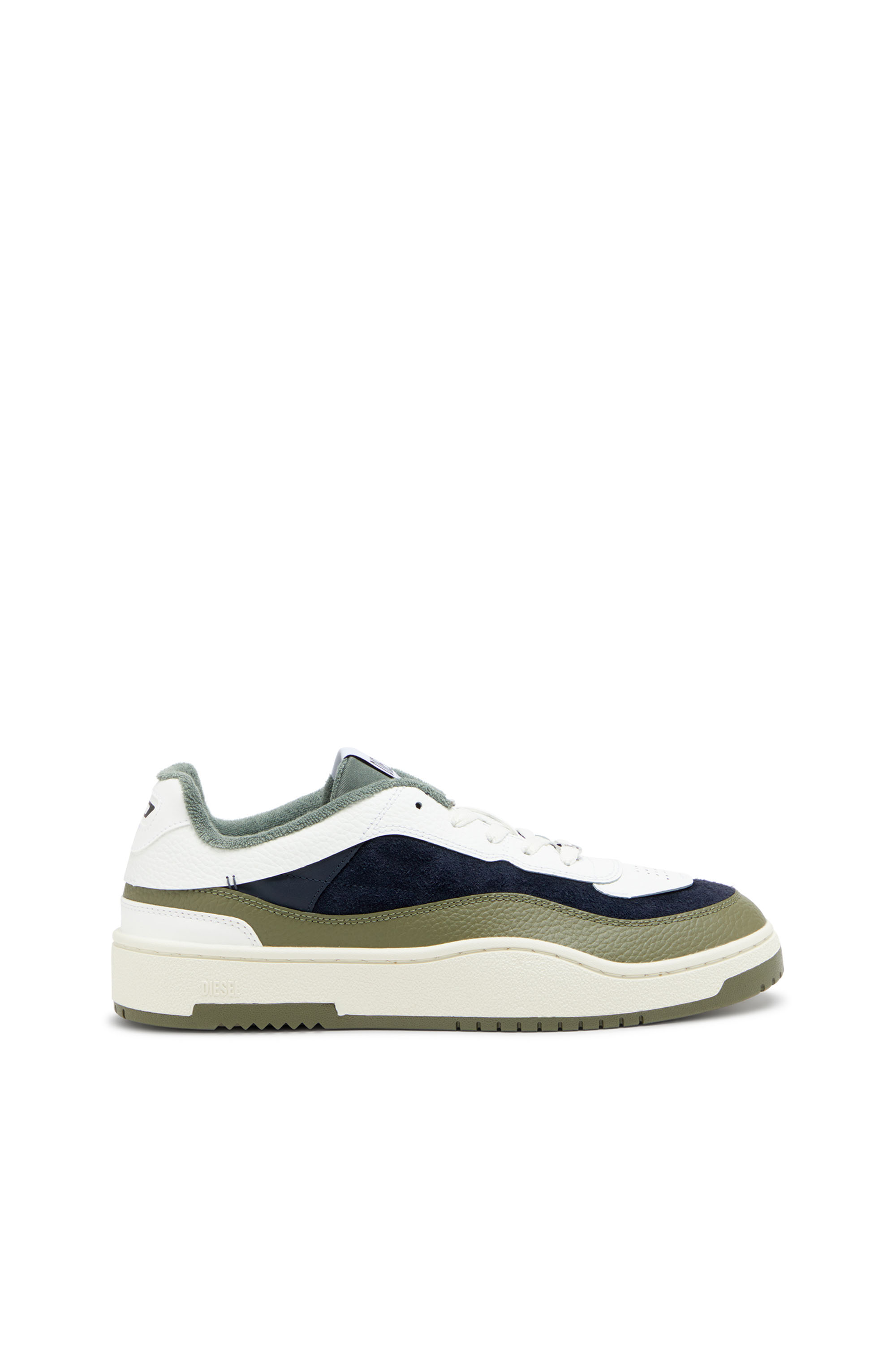S-OVAL SKATE LOW, Weiss/Grün