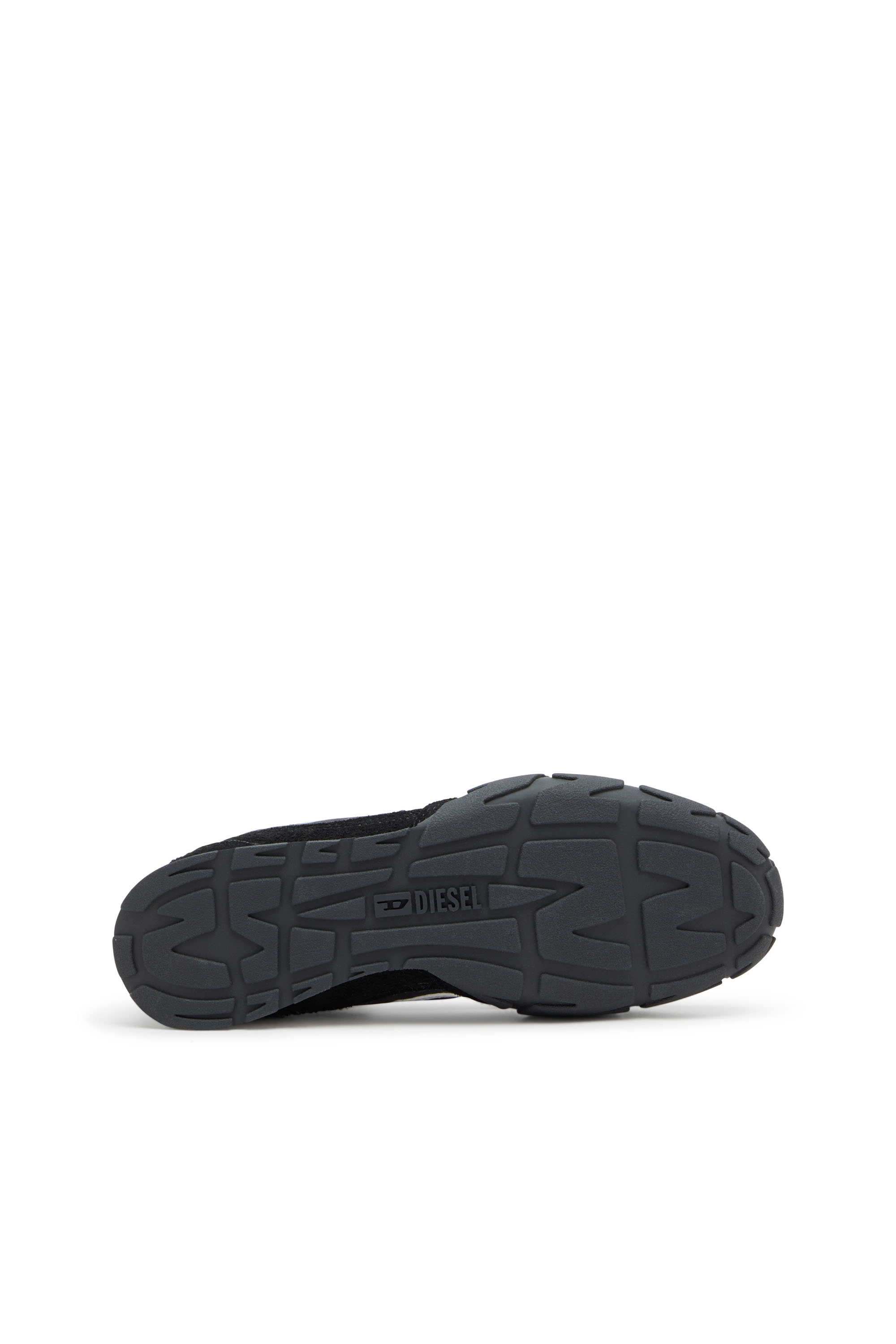 Diesel - S-PAGODHA LOW, Herren S-Pagodha-Sneakers aus Leder, Wildleder und Ripstop in Schwarz/Rot - 4