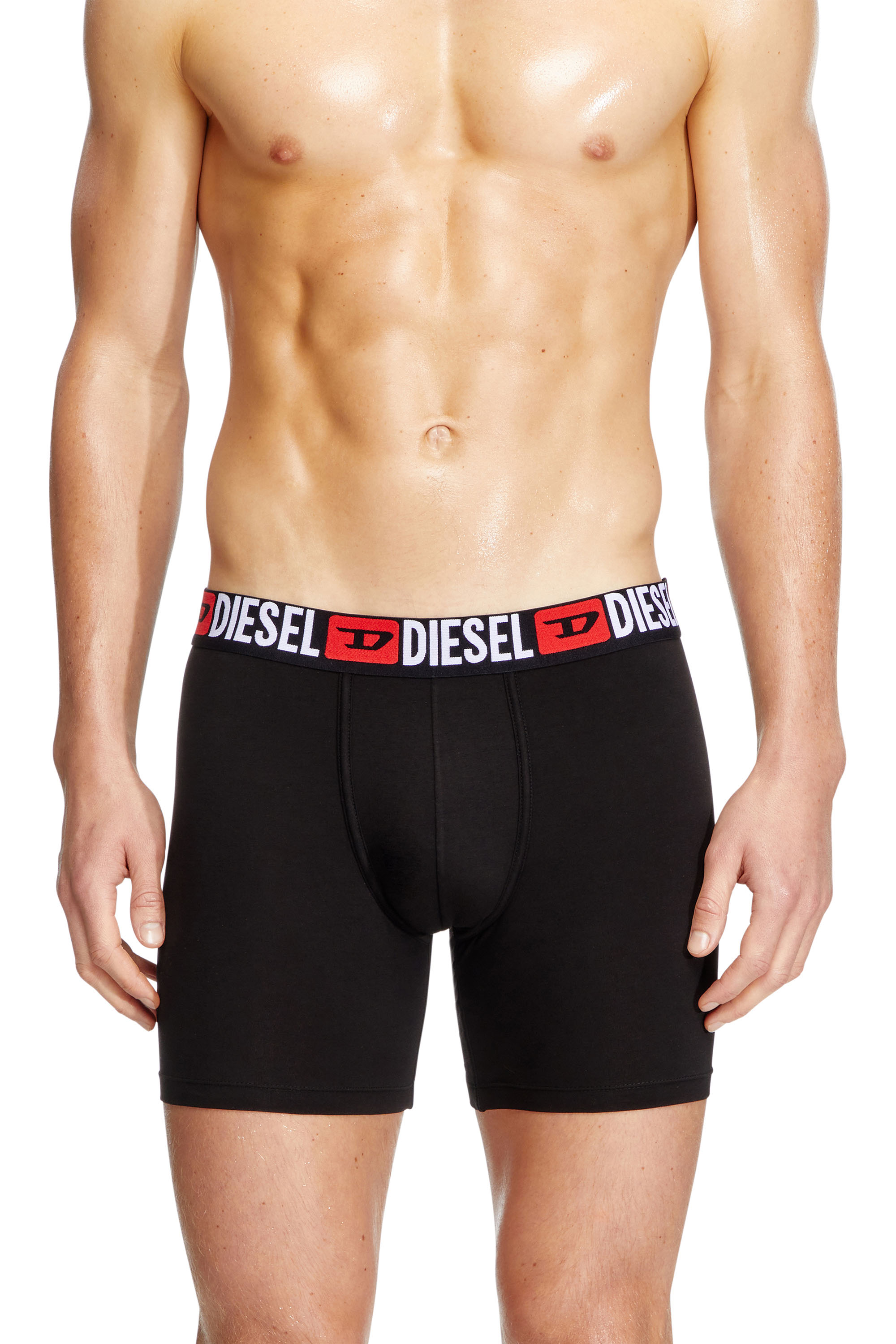 Diesel - MAX-D-CORE-3PACK, Lot de trois boxer en coton stretch Homme in Noir - 2