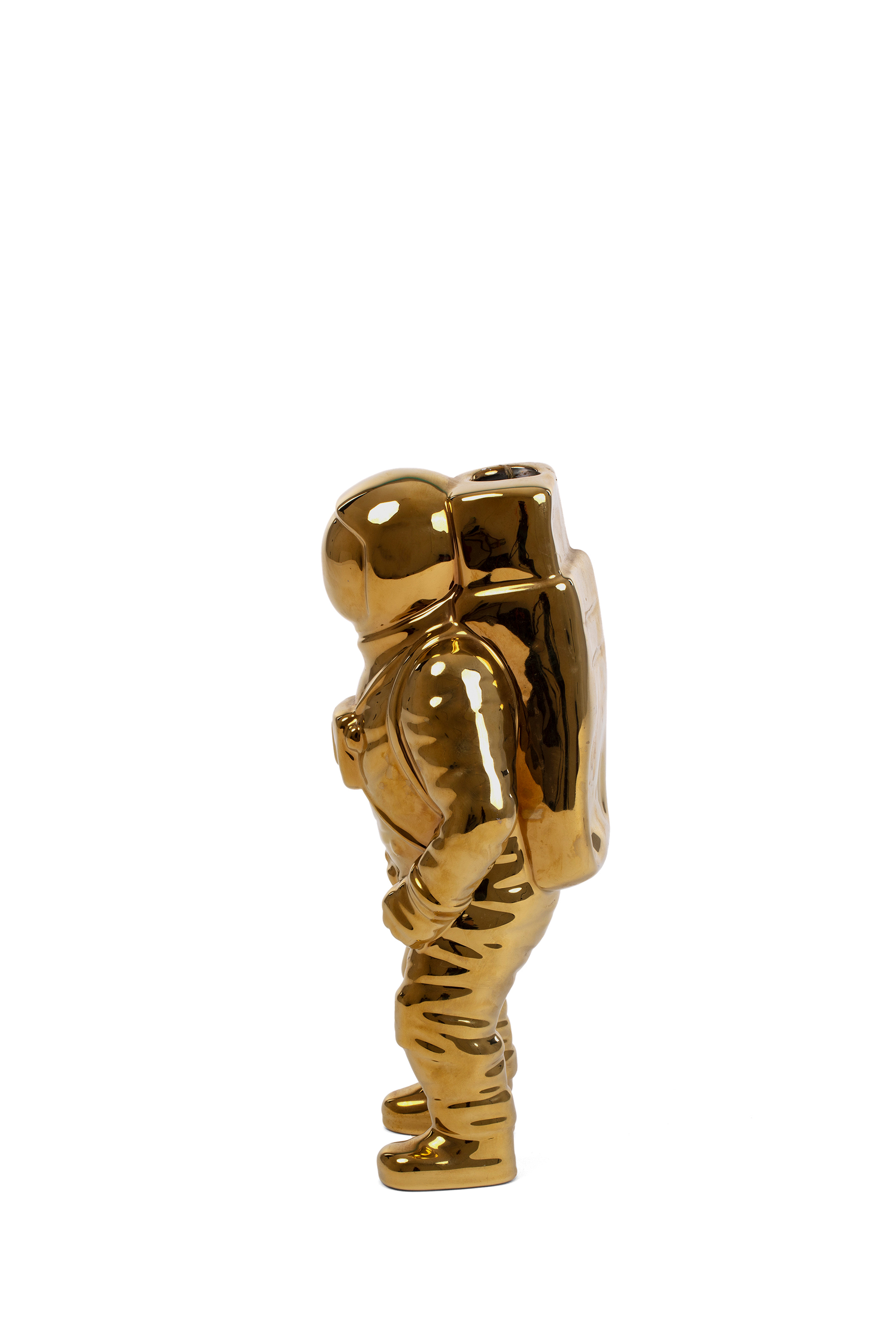 Diesel - 10933 COSMIC DINER, Unisex Vase aus Porzellan – „Cosmic Diner: Starman Gold“ in Gold - 2