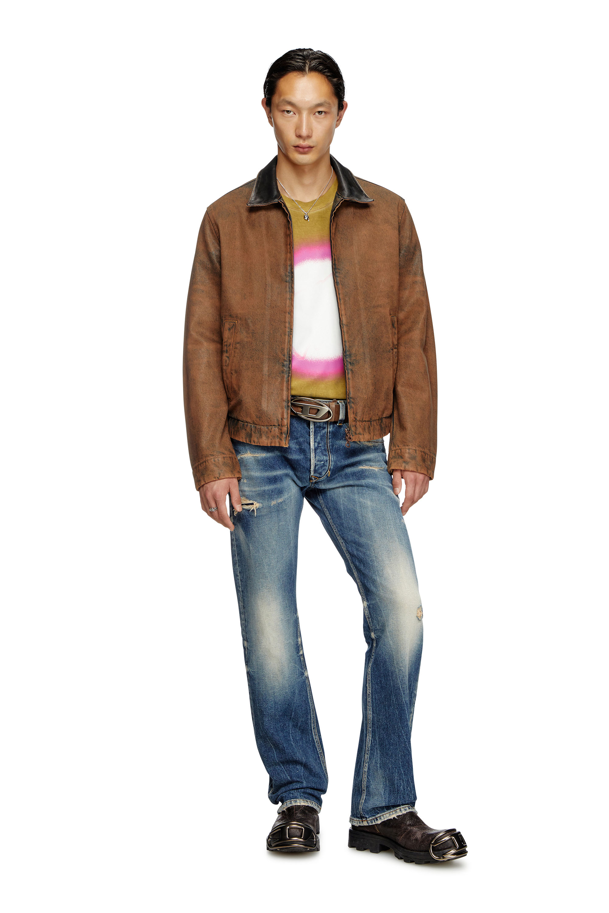 Diesel - Regular Jeans 1985 Larkee 007Y6 Uomo, Blu Scuro - Image 2