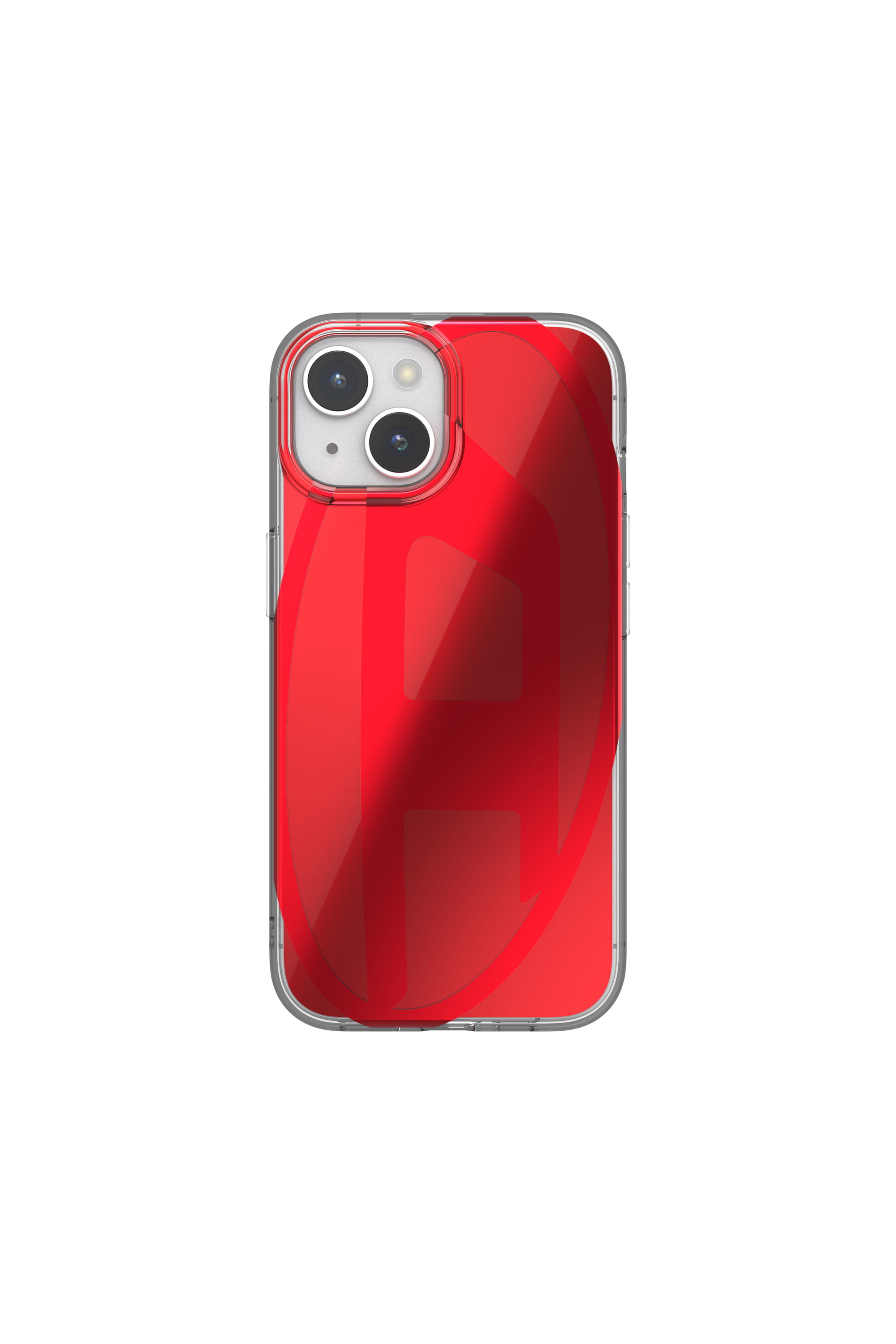Diesel - 60043 AOP CASE, Unisex Oval D Case für iP 15 in Rot - 2