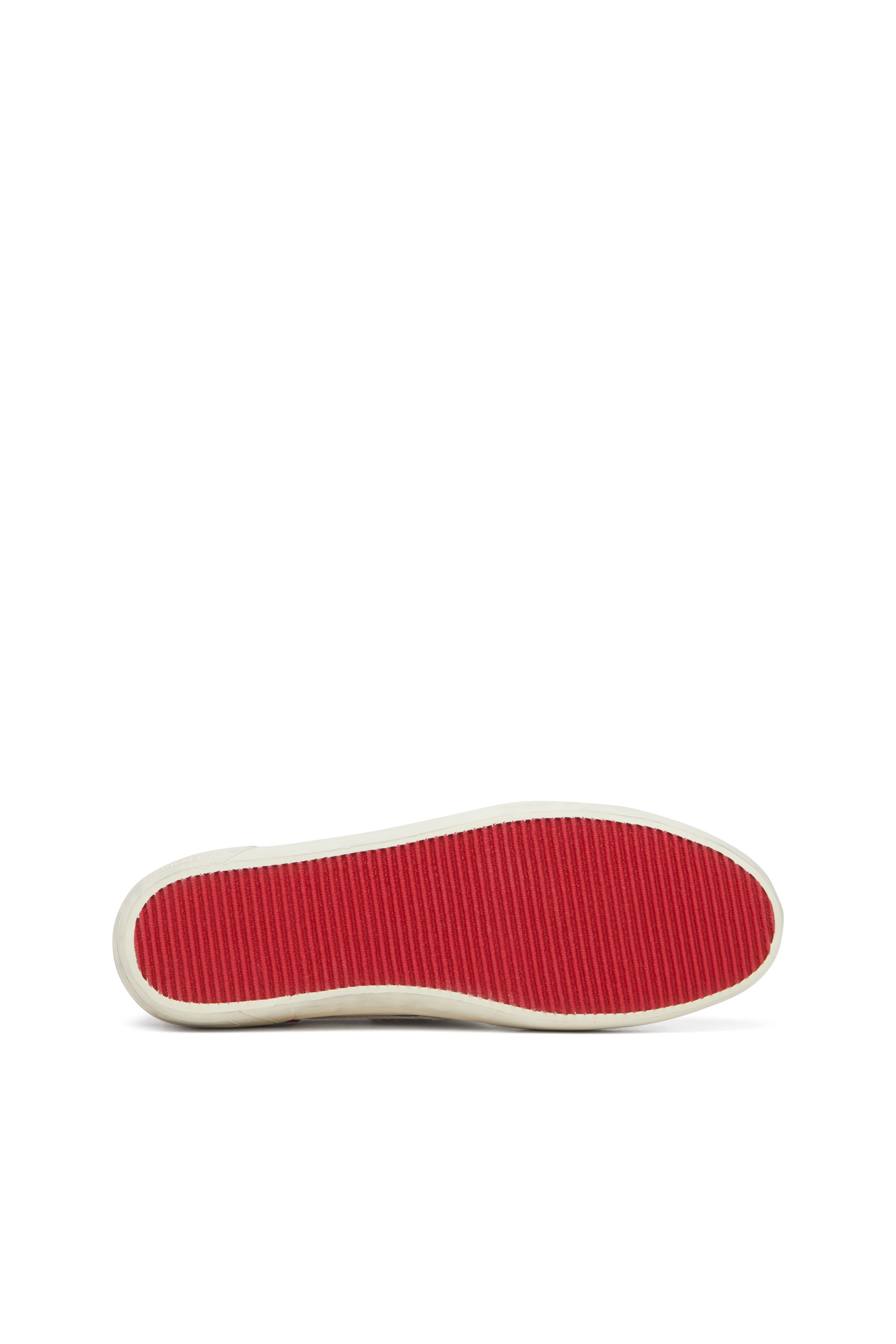 Diesel - S-LEROJI D-1 LOW, Herren S-Leroji D-Sneakers aus gepolstertem Ripstop und Veloursleder in Rot/Weiss - 4
