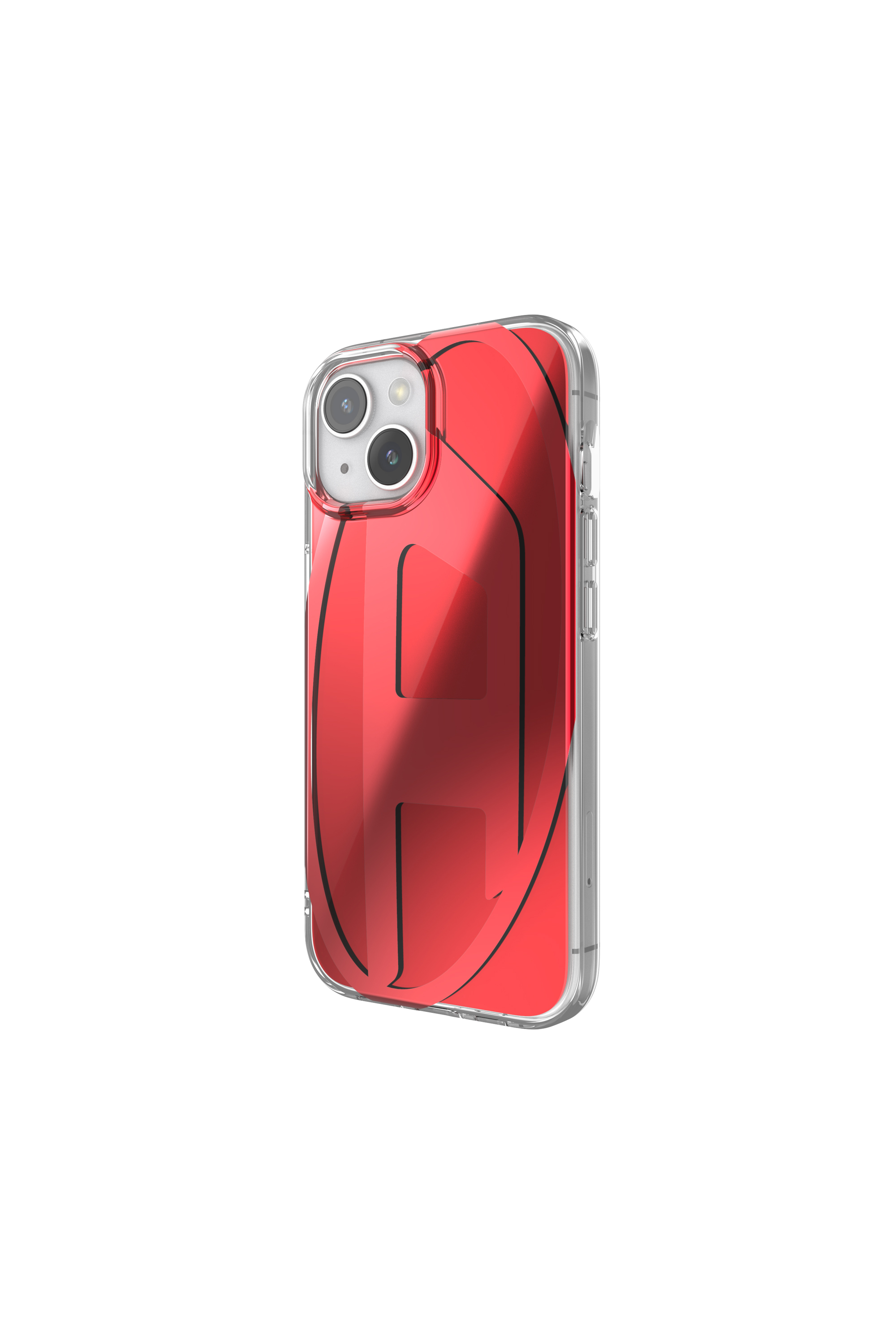Diesel - 60043 AOP CASE, Unisex Oval D Case für iP 15 in Rot - 4