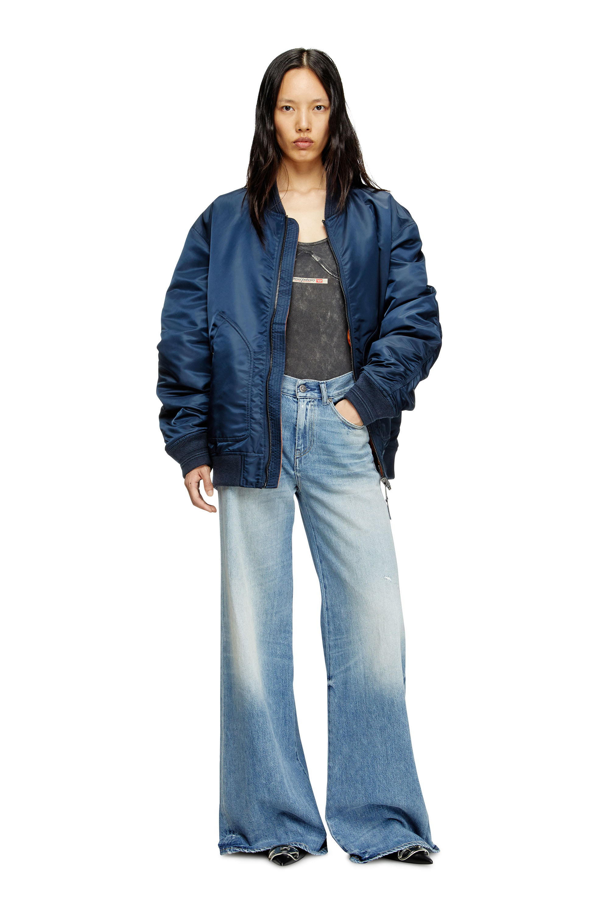 Diesel - Damen Flare Jeans 1978 D-Akemi 09M07, Hellblau - 2