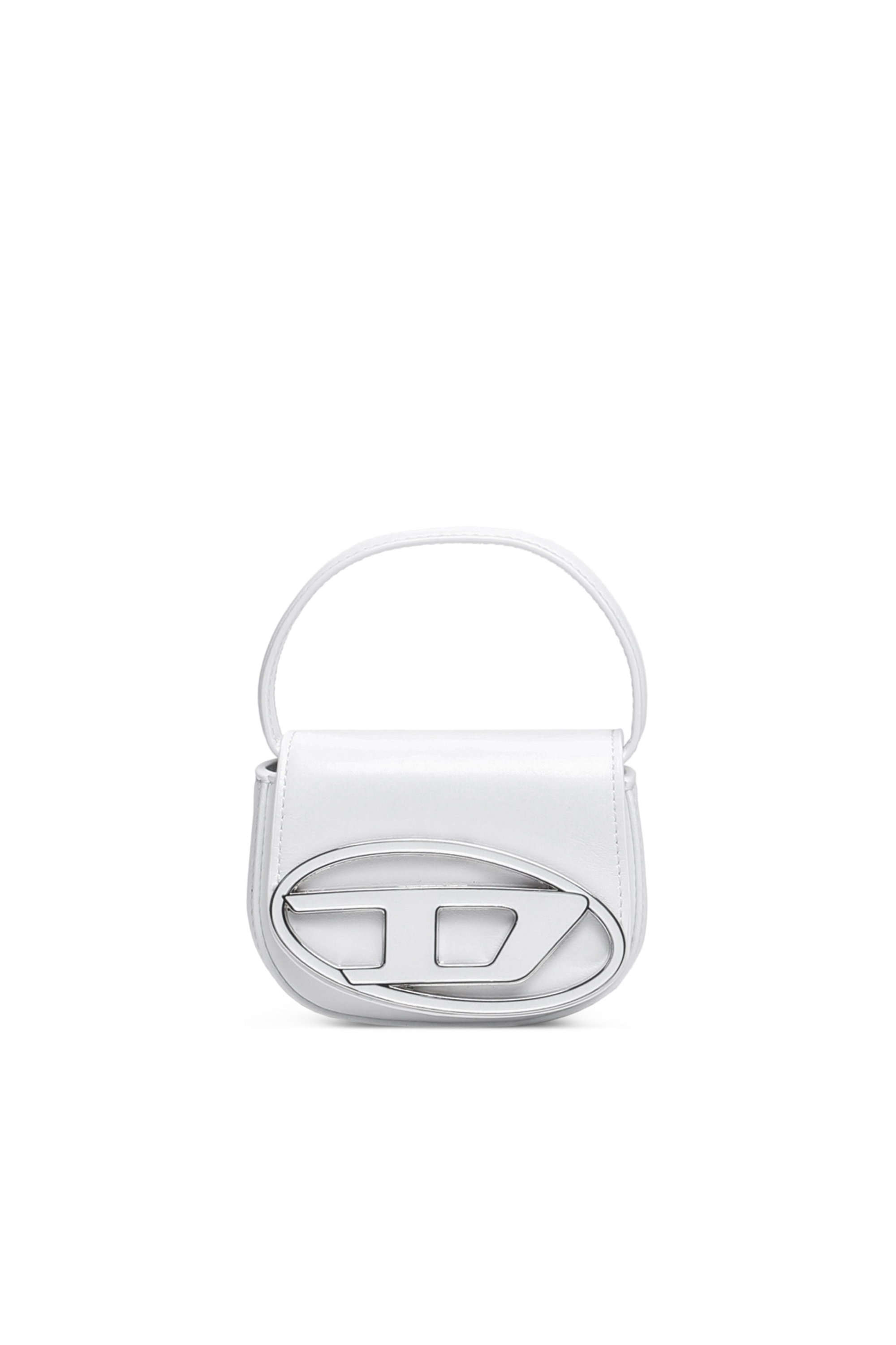 Diesel - 1DR XS, Damen 1DR XS-Ikonische Minitasche mit D logo-Plakette in Weiß - 1