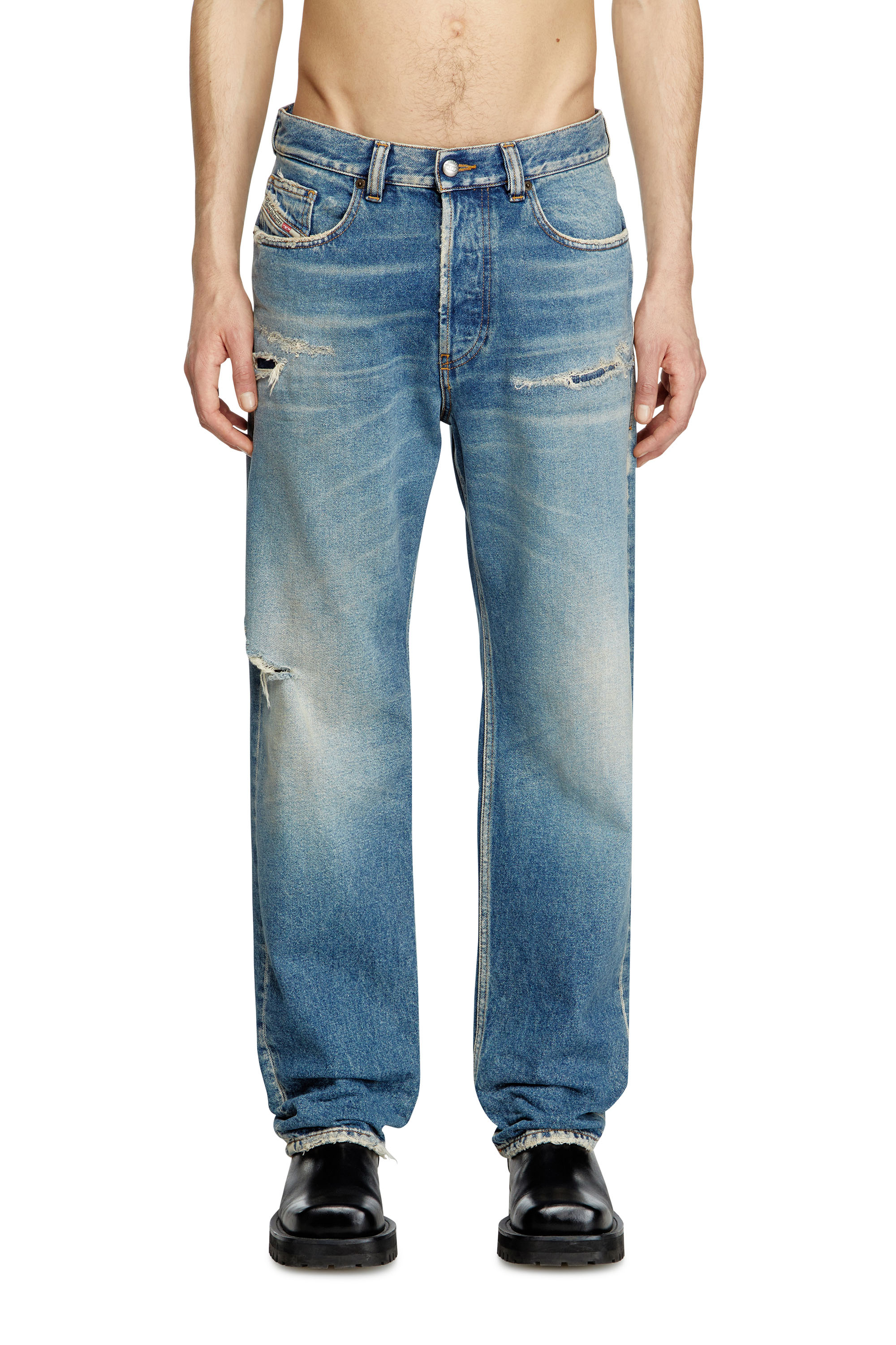 Diesel - Regular Jeans 2024 D-Macs 09L43 Uomo, Blu medio - Image 1