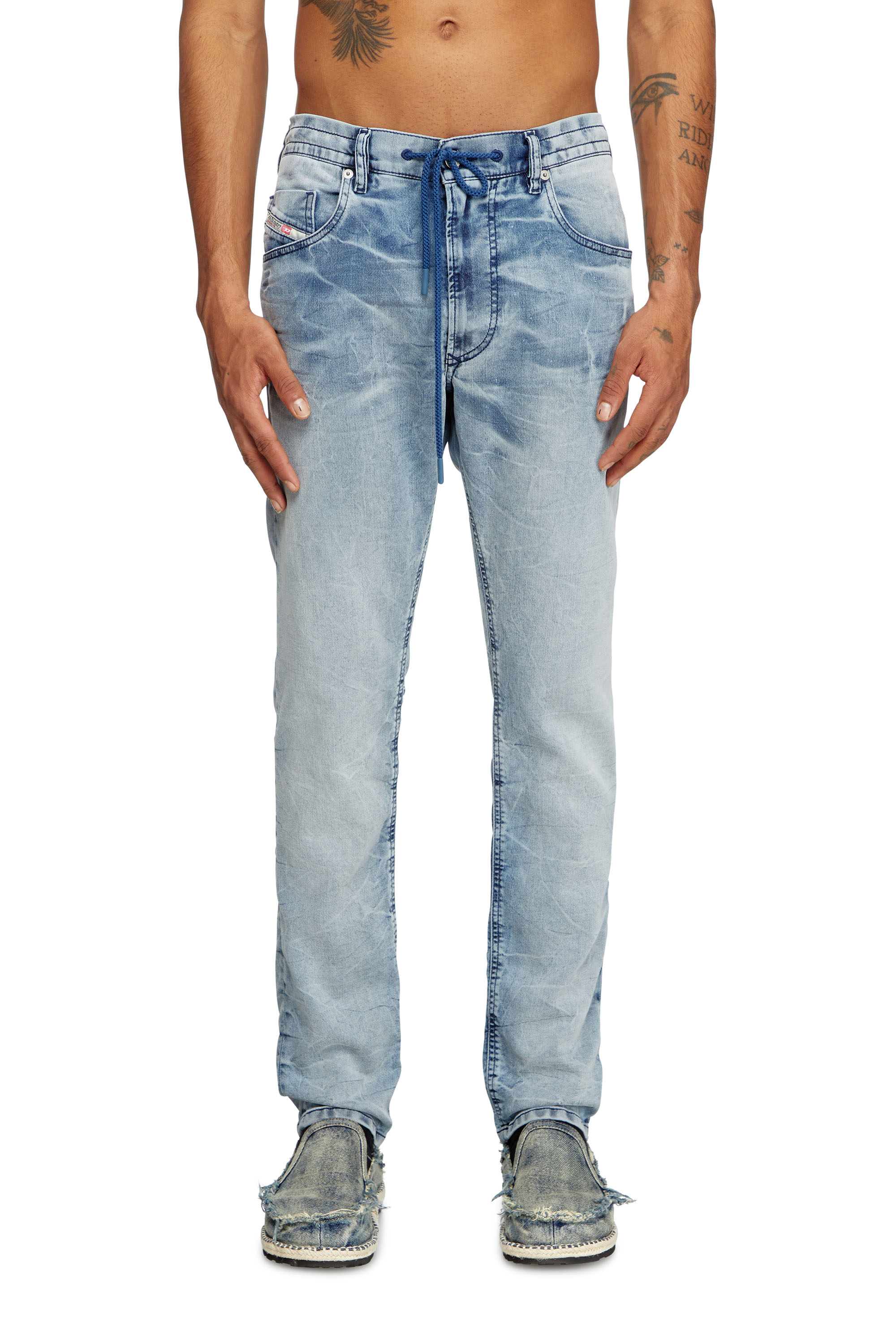 Diesel - Herren Regular 2032 D-Krooley Joggjeans® 068PK, Hellblau - 1
