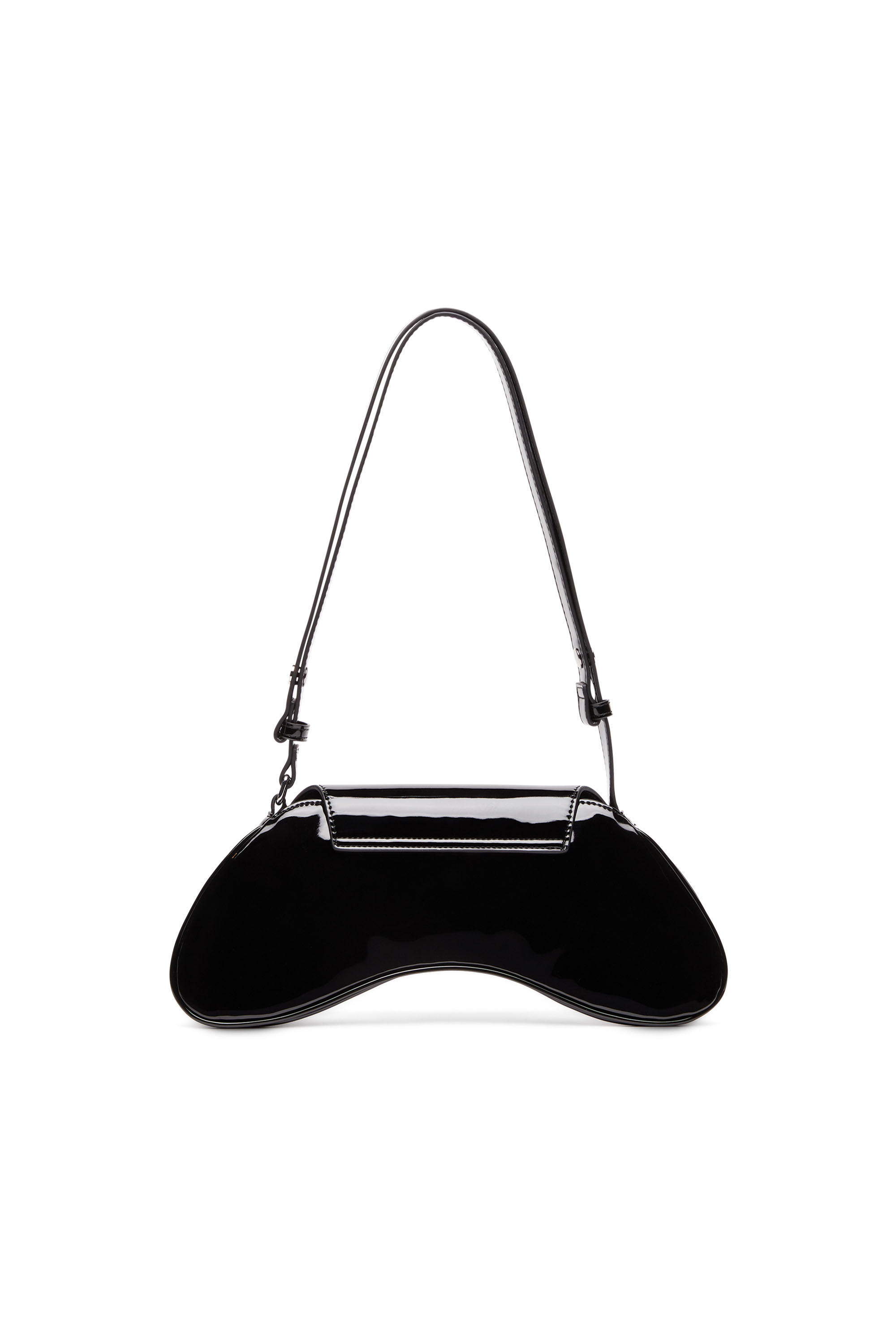 Diesel - PLAY CROSSBODY, Damen Play-Glänzende Crossbody-Tasche in Schwarz - 2