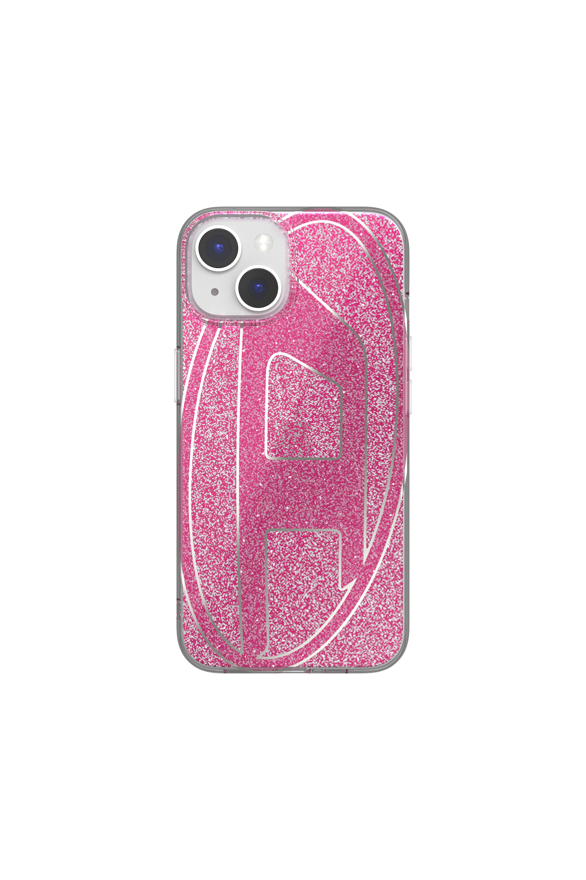 Diesel - 60034 AOP CASE, Unisex Glitter Case für iP 13/ 14 in Rosa - 2