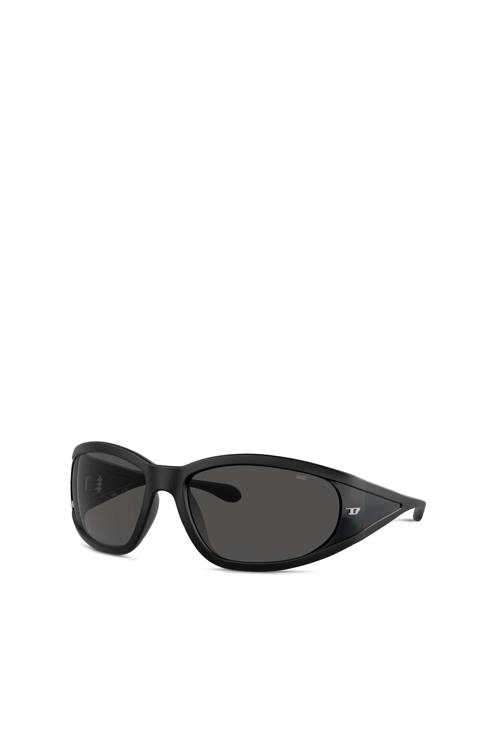 Diesel - 0DL3002, Occhiale in acetato con forma rettangolare Unisex in Nero - 1