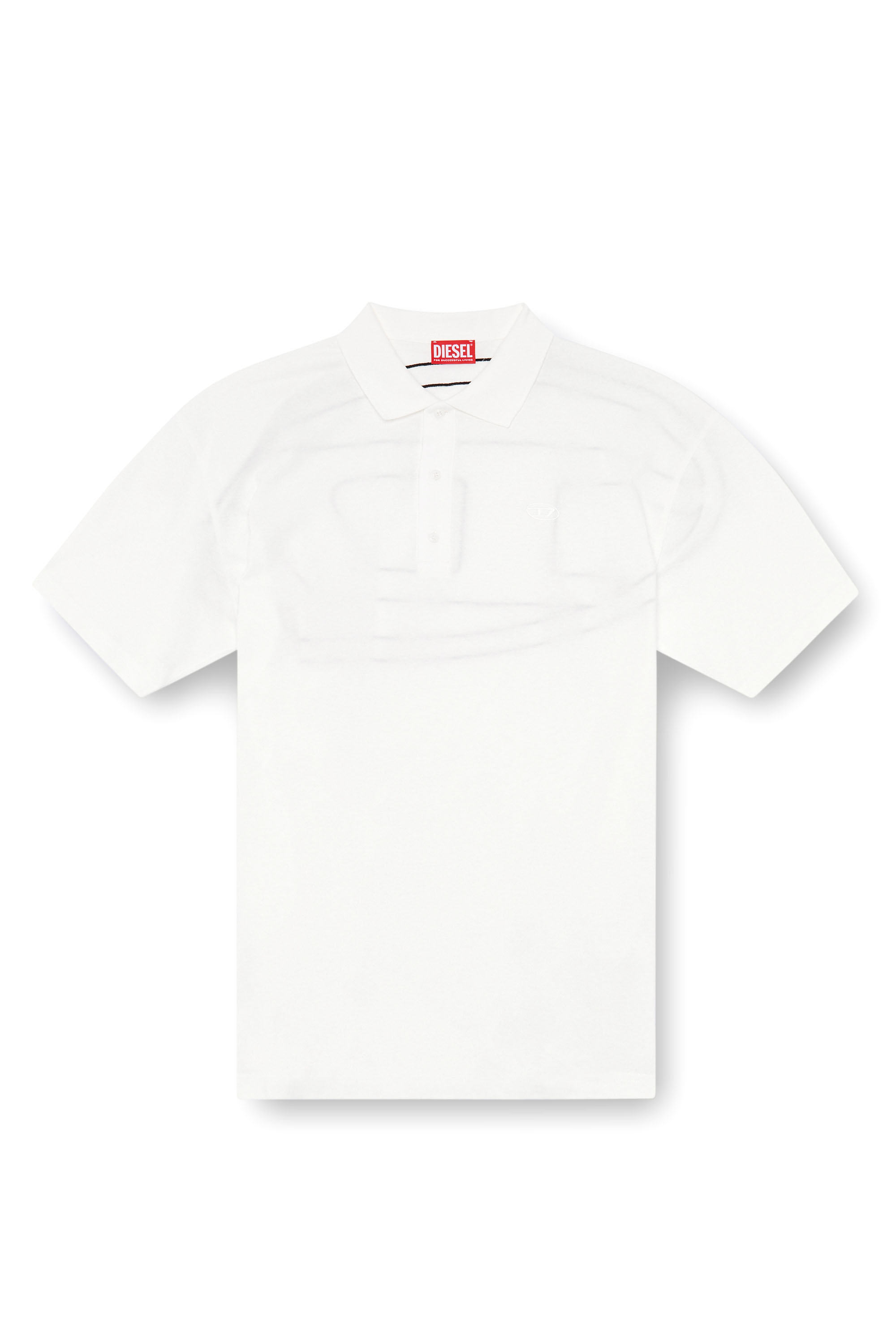 Diesel - T-VORT-MEGOVAL-D, Polo avec maxi oval D brodé Homme in Polychrome - 4