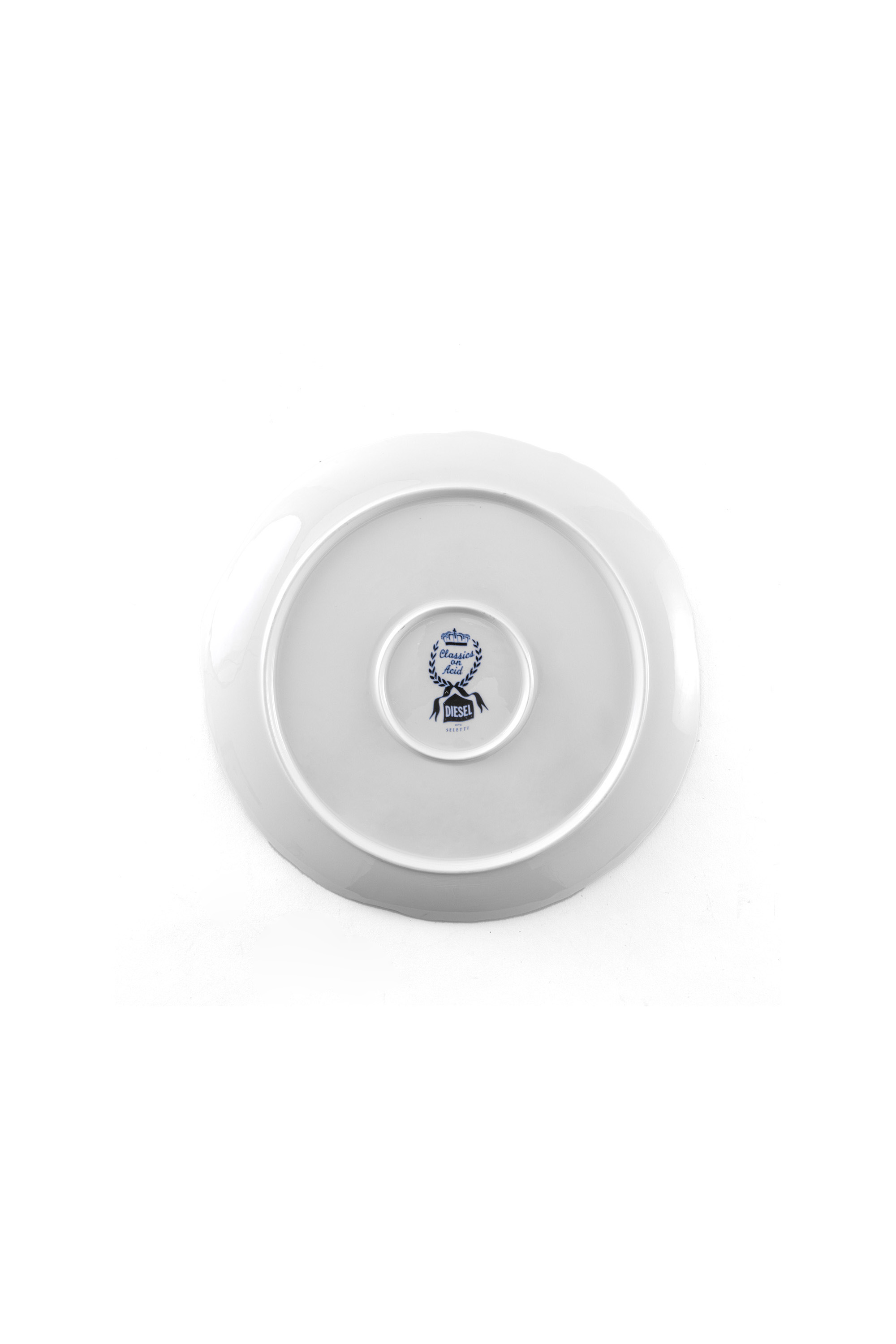 Diesel - 11203 PORCELAIN DINNER PLATE "CLASSIC ON, Unisex Speiseteller aus Porzellan in Weiss/Blau - 2