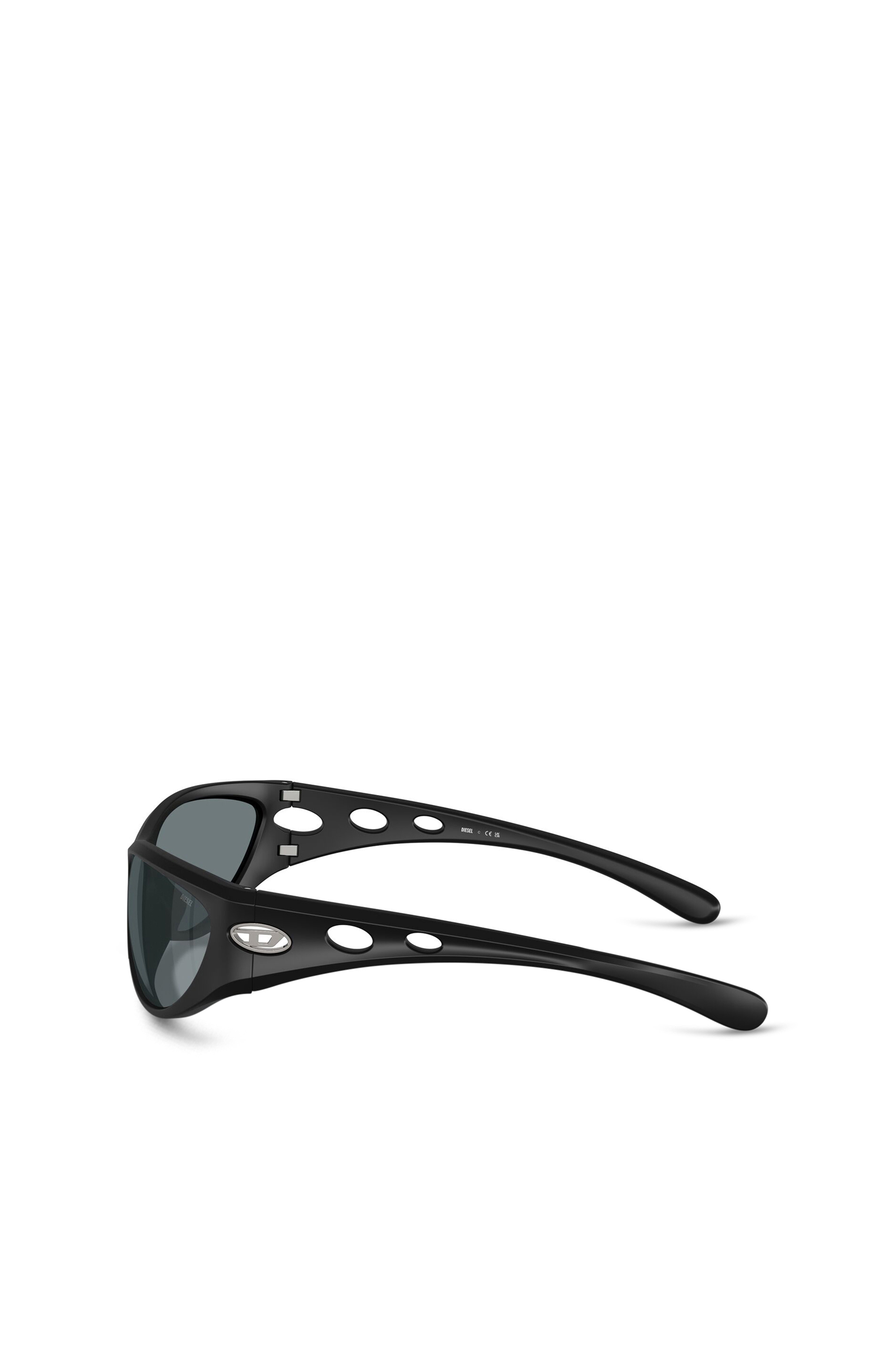 Diesel - 0DL3004U, Occhiali da sole cat-eye Unisex in Nero - 3