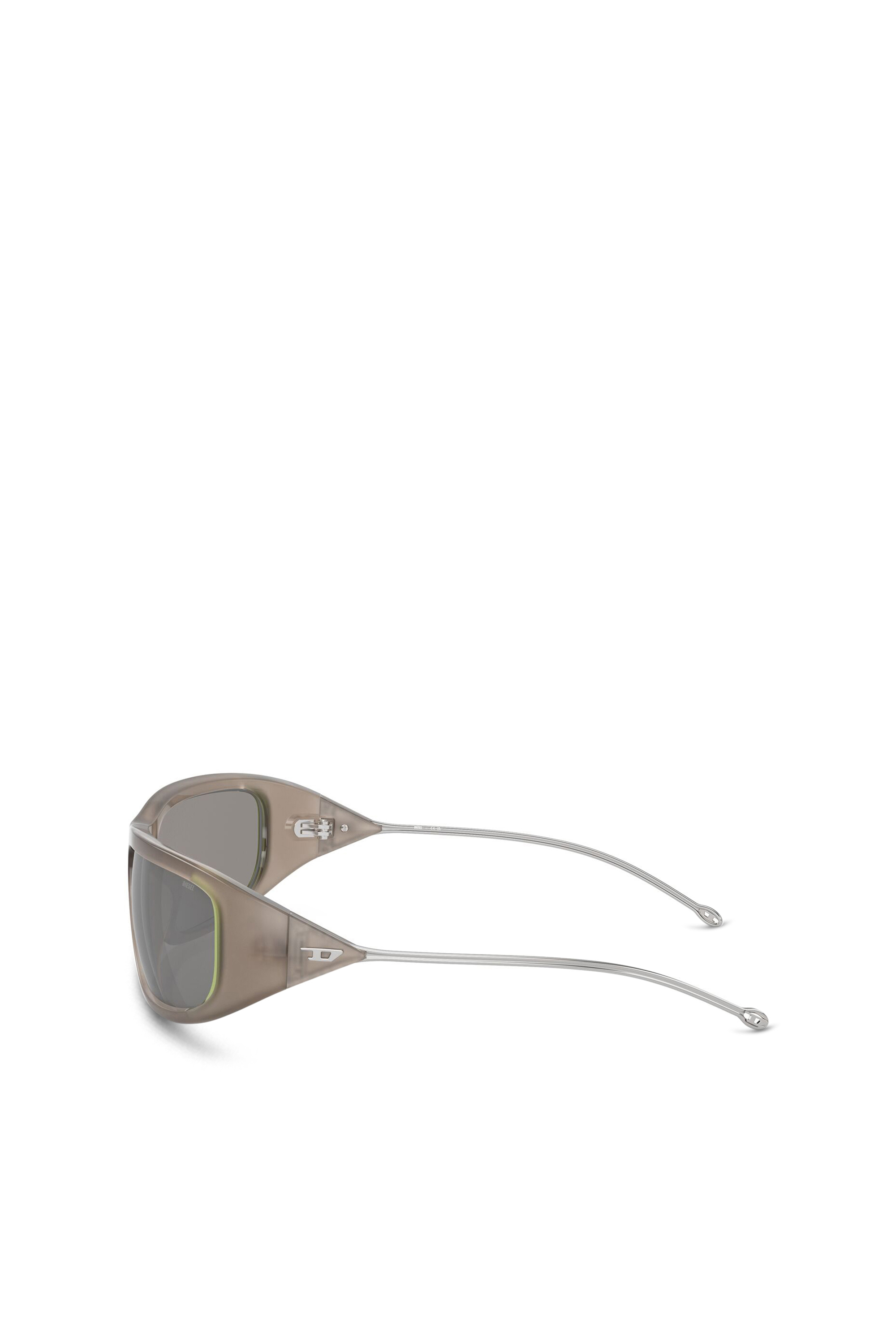 Diesel - 0DL3001 SIZE 61, Occhiali da sole dal modello avvolgente Unisex in Grigio - 3
