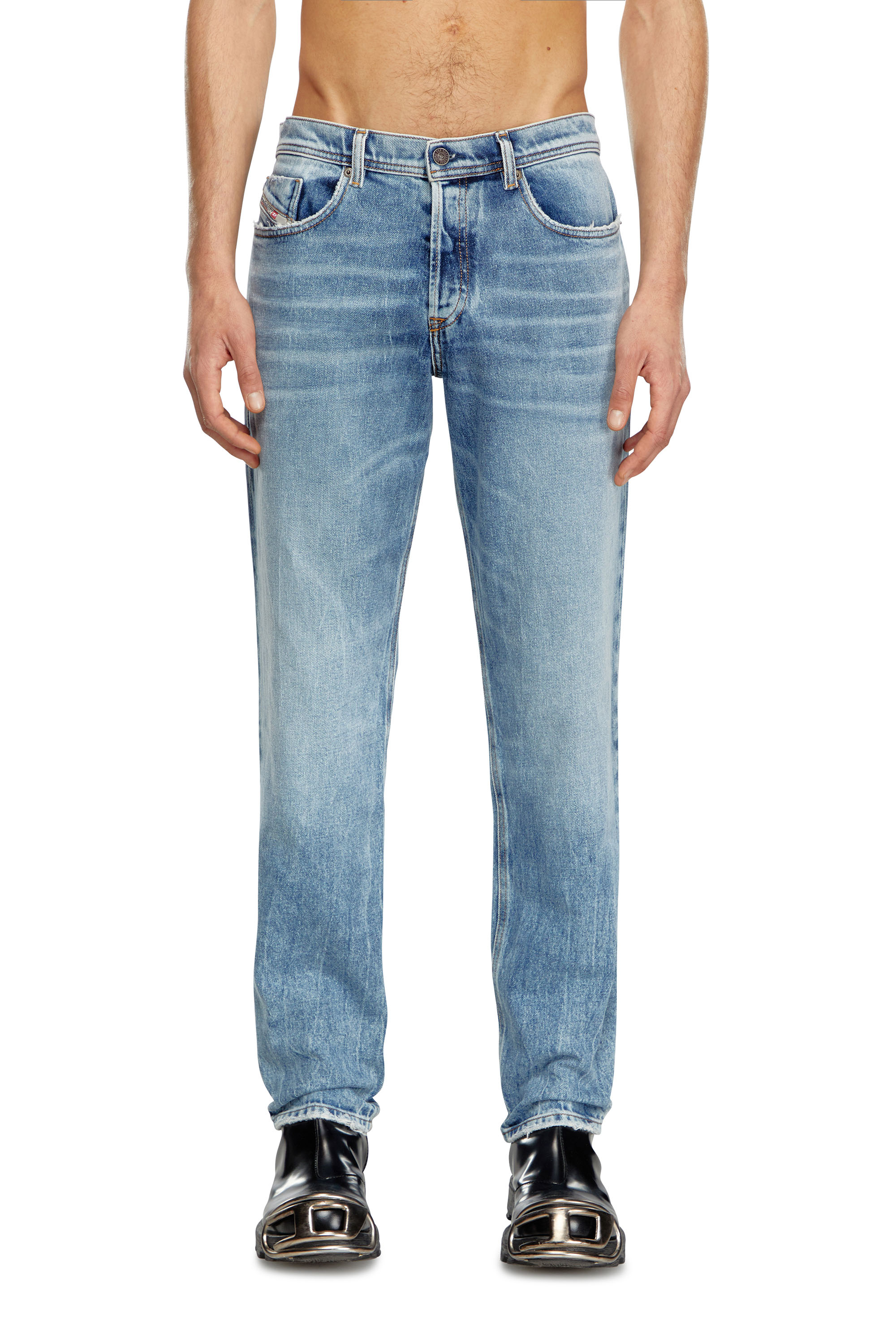 Diesel - Herren Regular Jeans 2023 D-Finitive 09J54, Mittelblau - 1