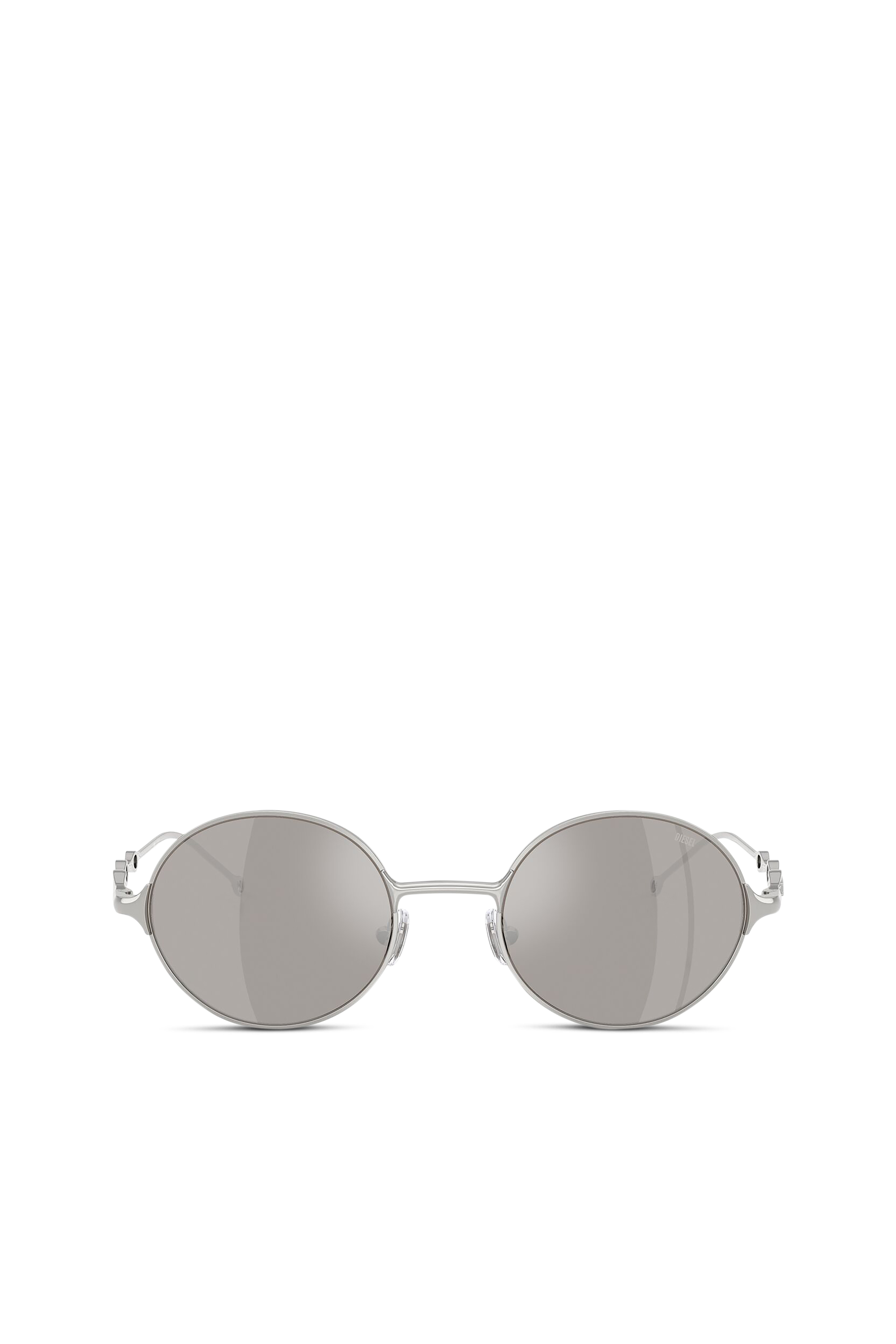 Diesel - 0DL1008, Occhiali da sole quadrati Unisex in Argento - 2