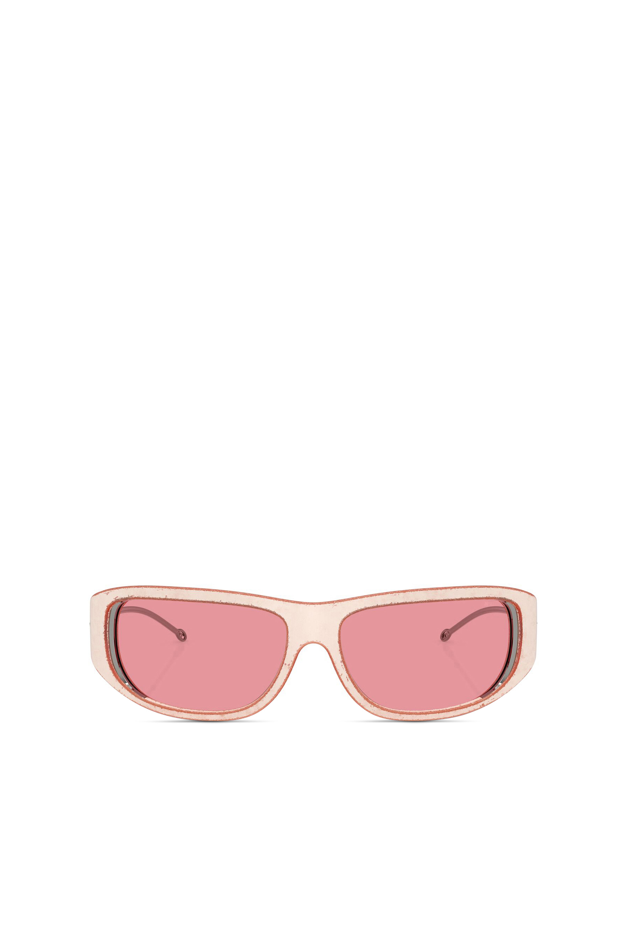 Diesel - 0DL3001 SIZE 61, Occhiali da sole dal modello avvolgente Unisex in Rosa - 2