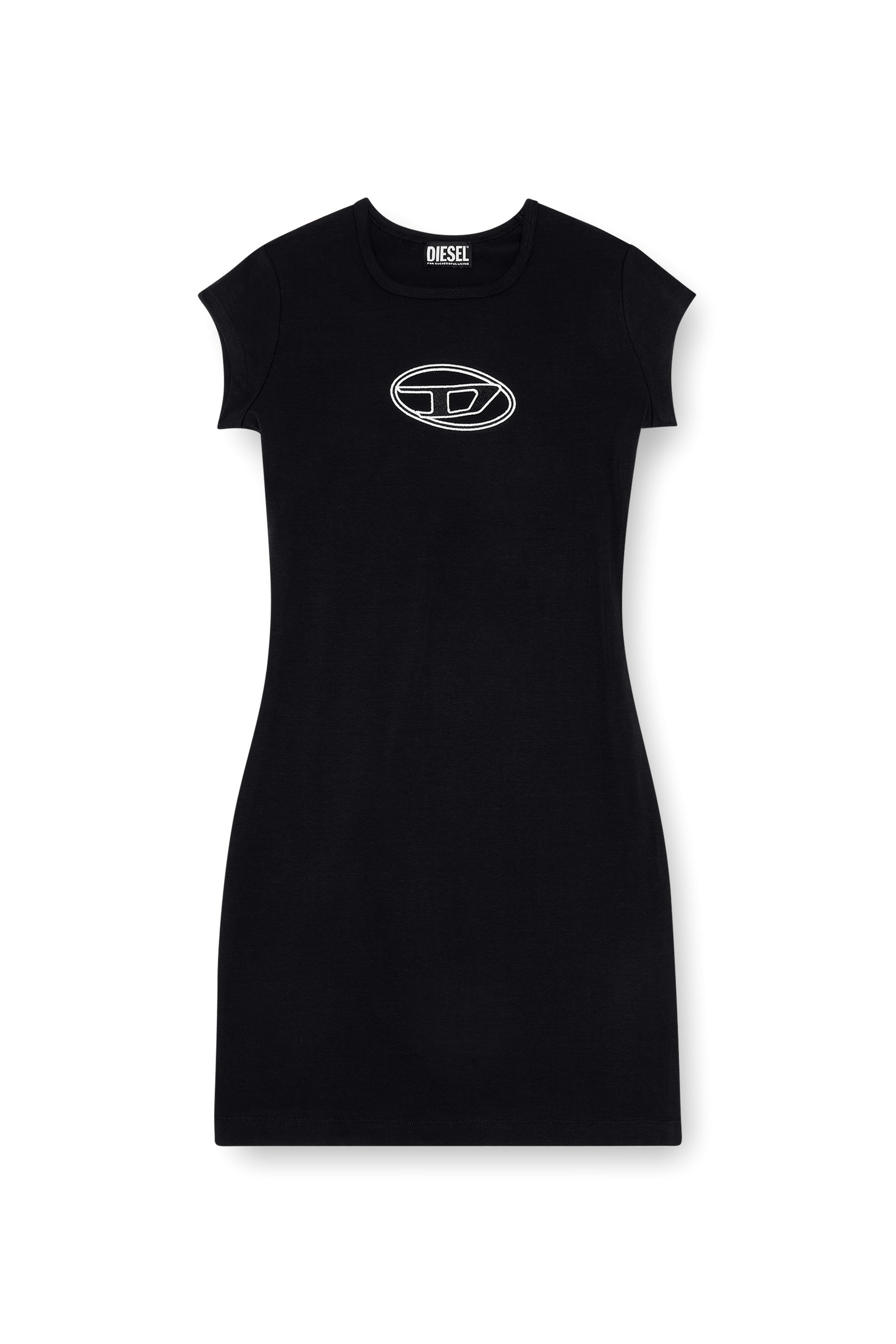 Diesel - D-ANGIEL, Damen Kurzes Kleid in Schwarz/Weiss - 3