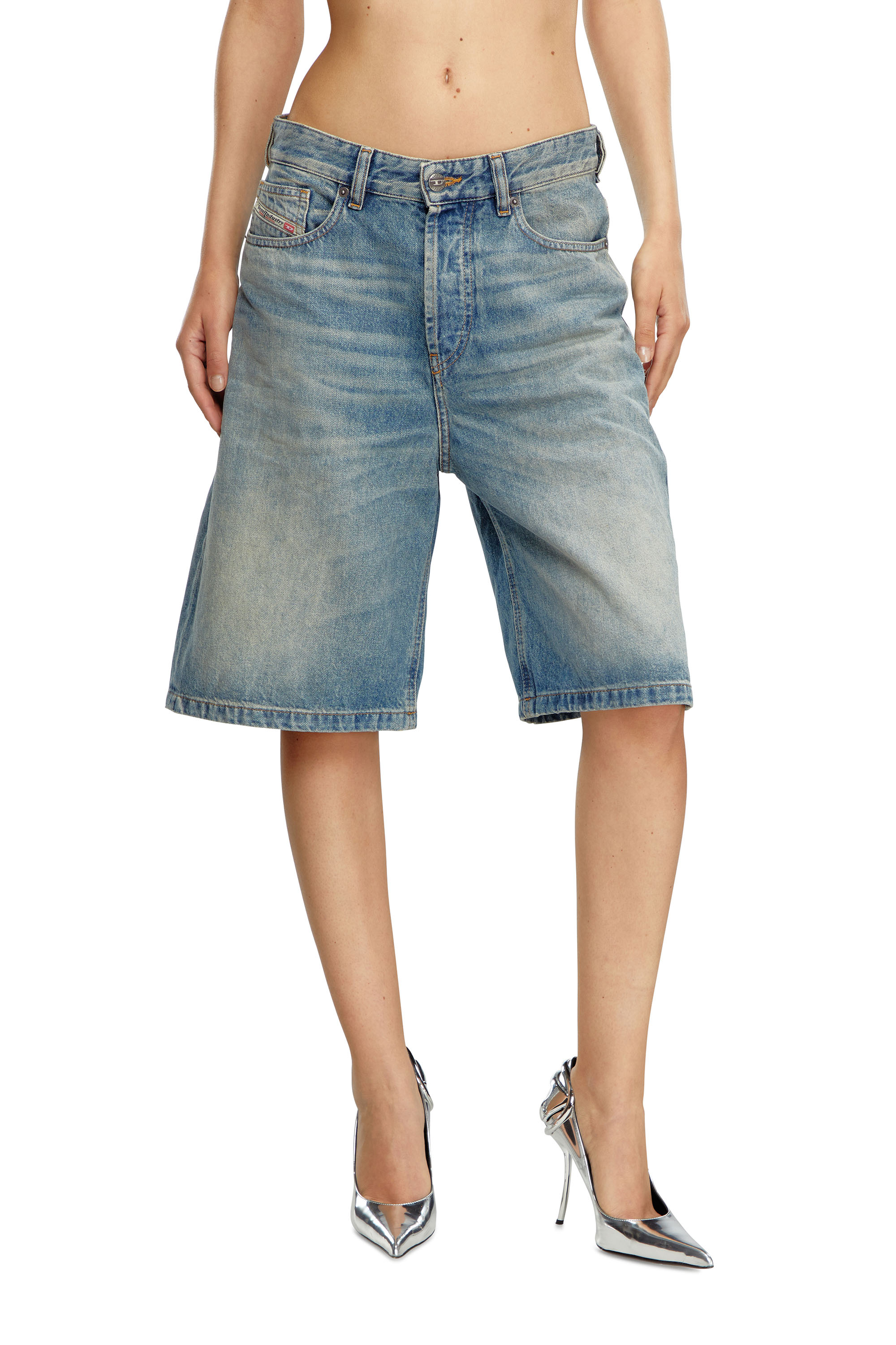 Diesel - DE-SIRE-SHORT, Short en denim Femme in Bleu - 1