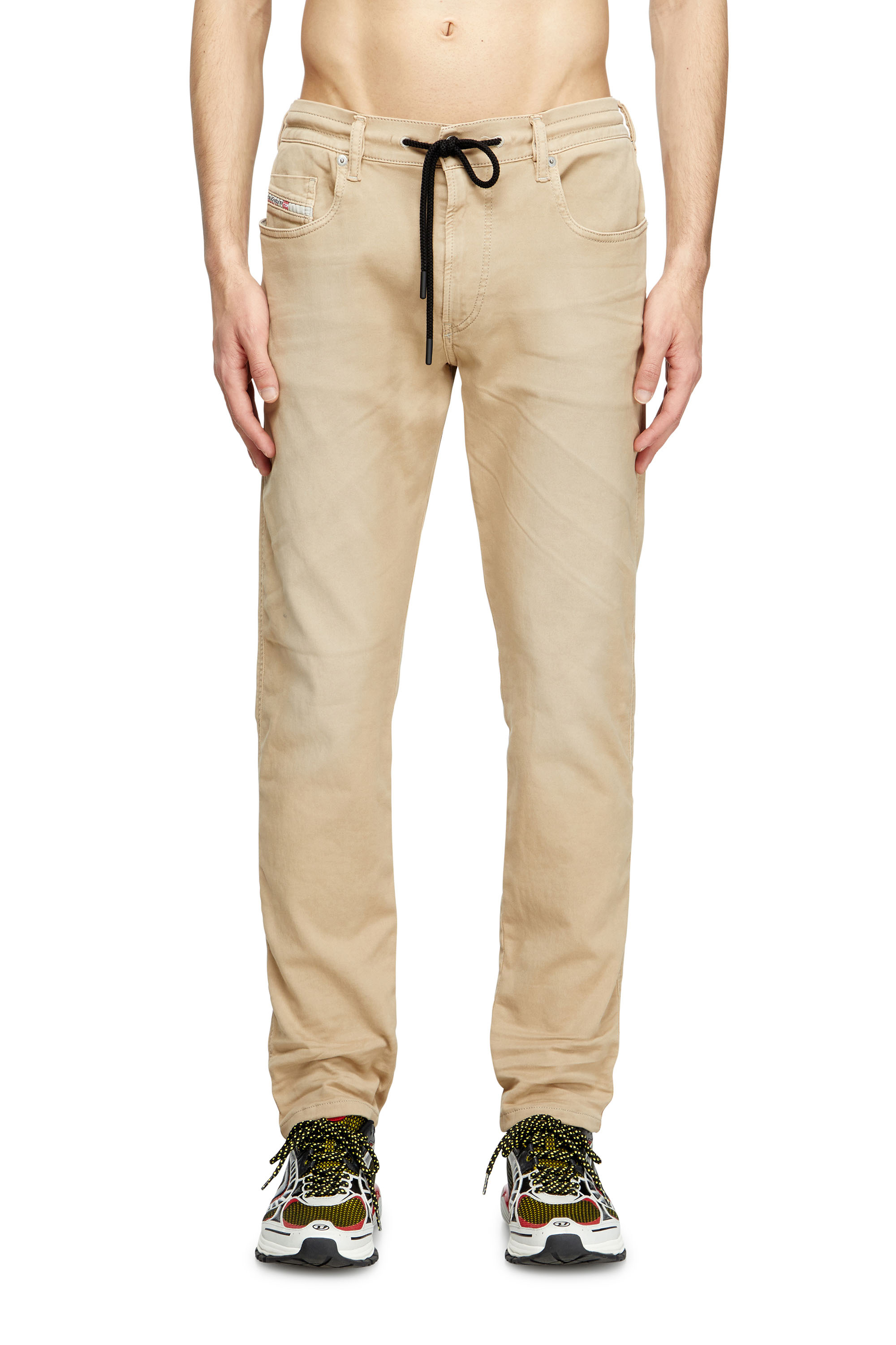Diesel - Herren Slim 2060 D-Strukt Joggjeans® 0670M, Hellbraun - 1