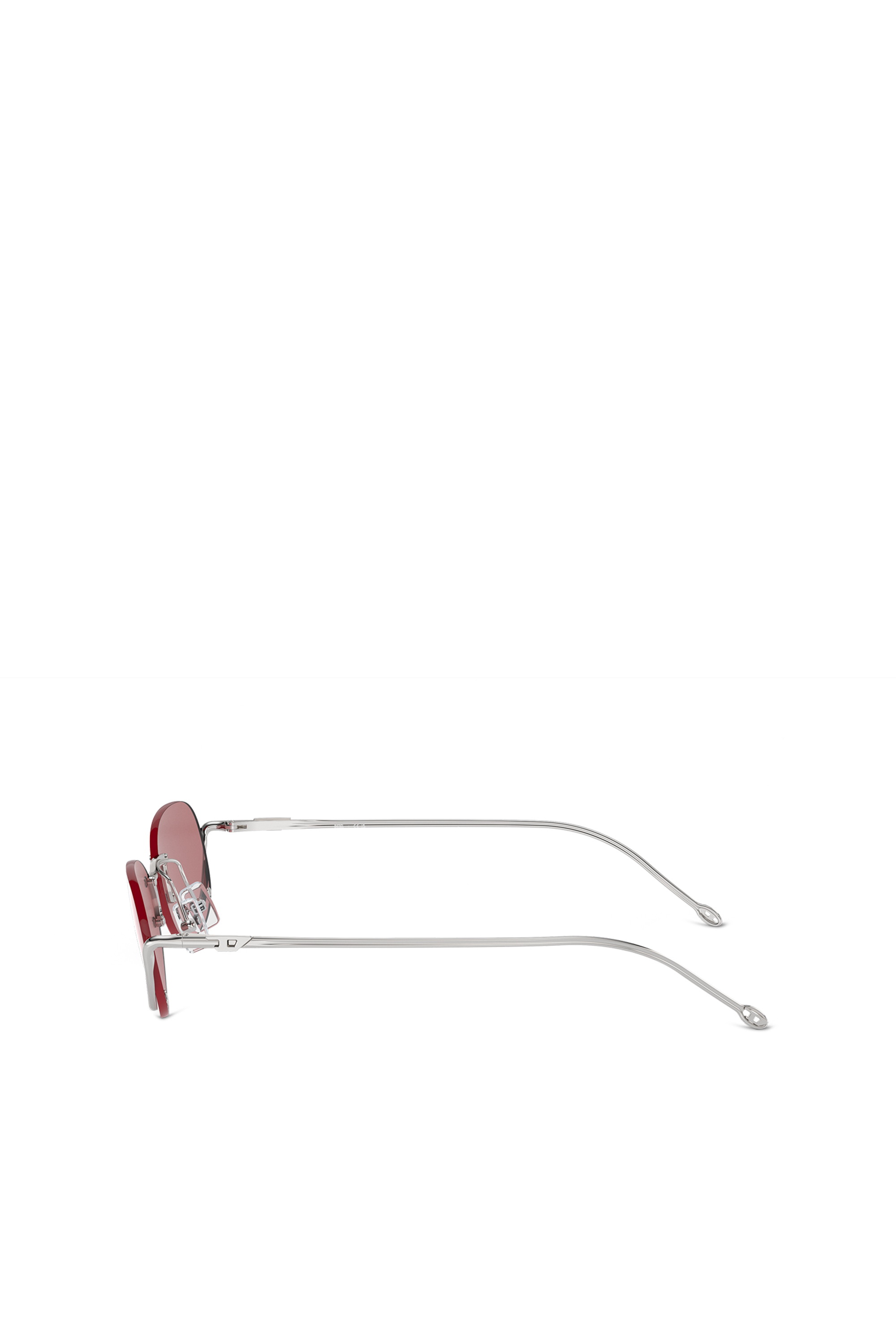 Diesel - 0DL1004, Occhiali da sole ovali Unisex in Rosa - 3