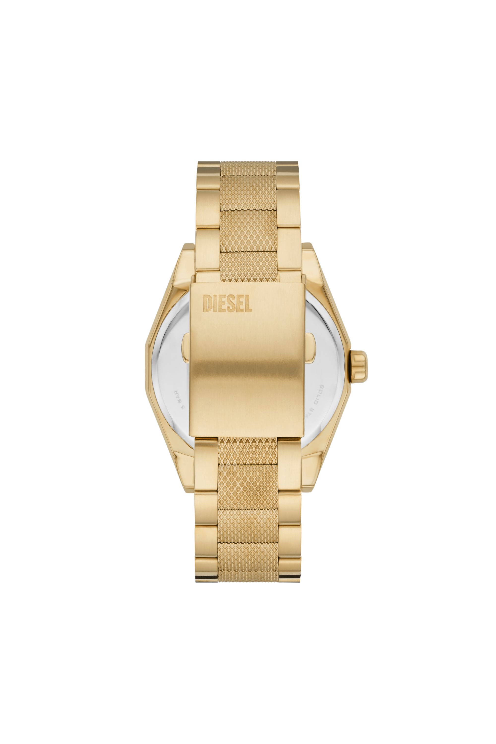 Diesel - DZ2173, Montre Scraper en acier inoxydable Homme in Doré - 2