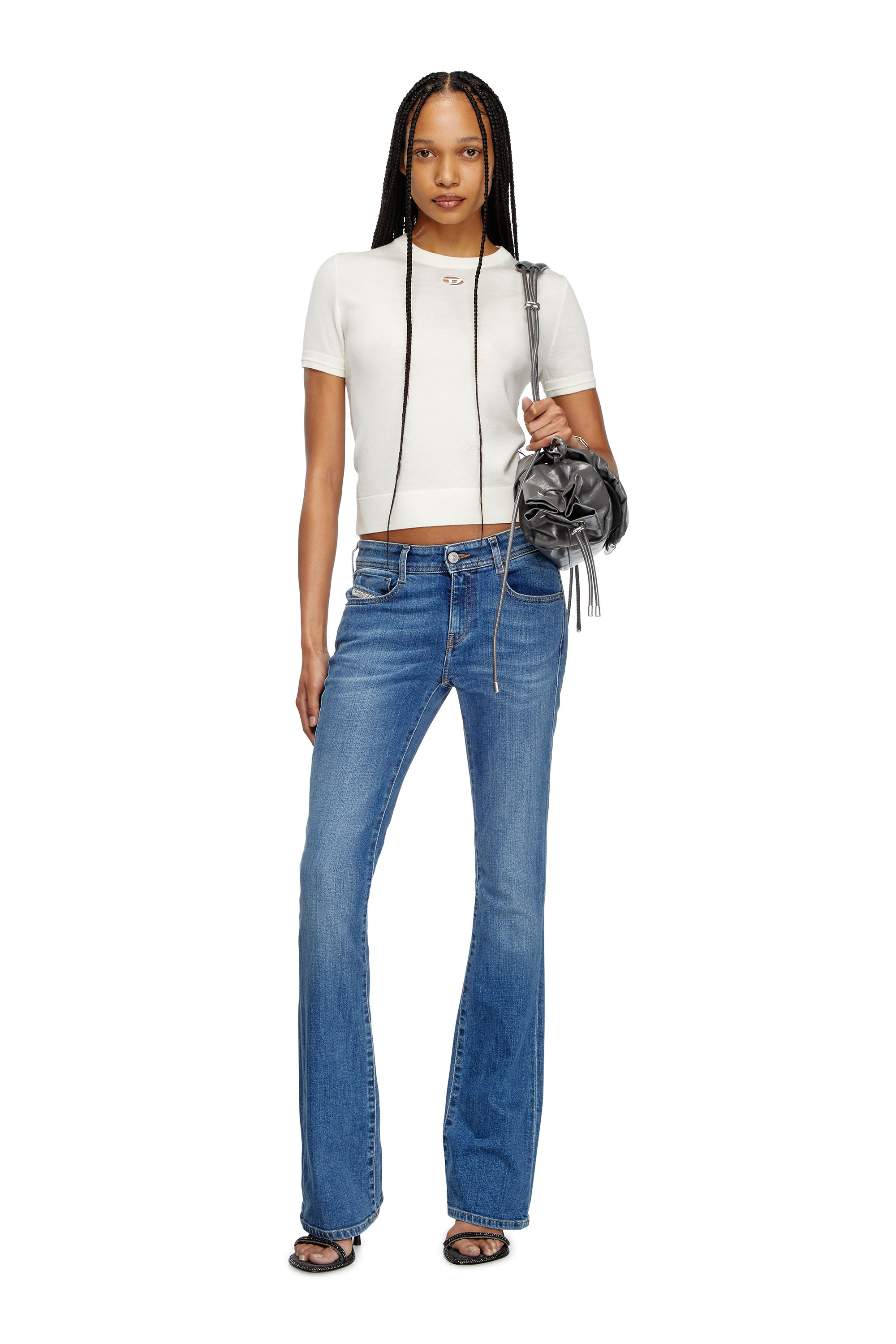 Diesel - Bootcut Jeans 1969 D-Ebbey 09L02 Donna, Blu medio - Image 1