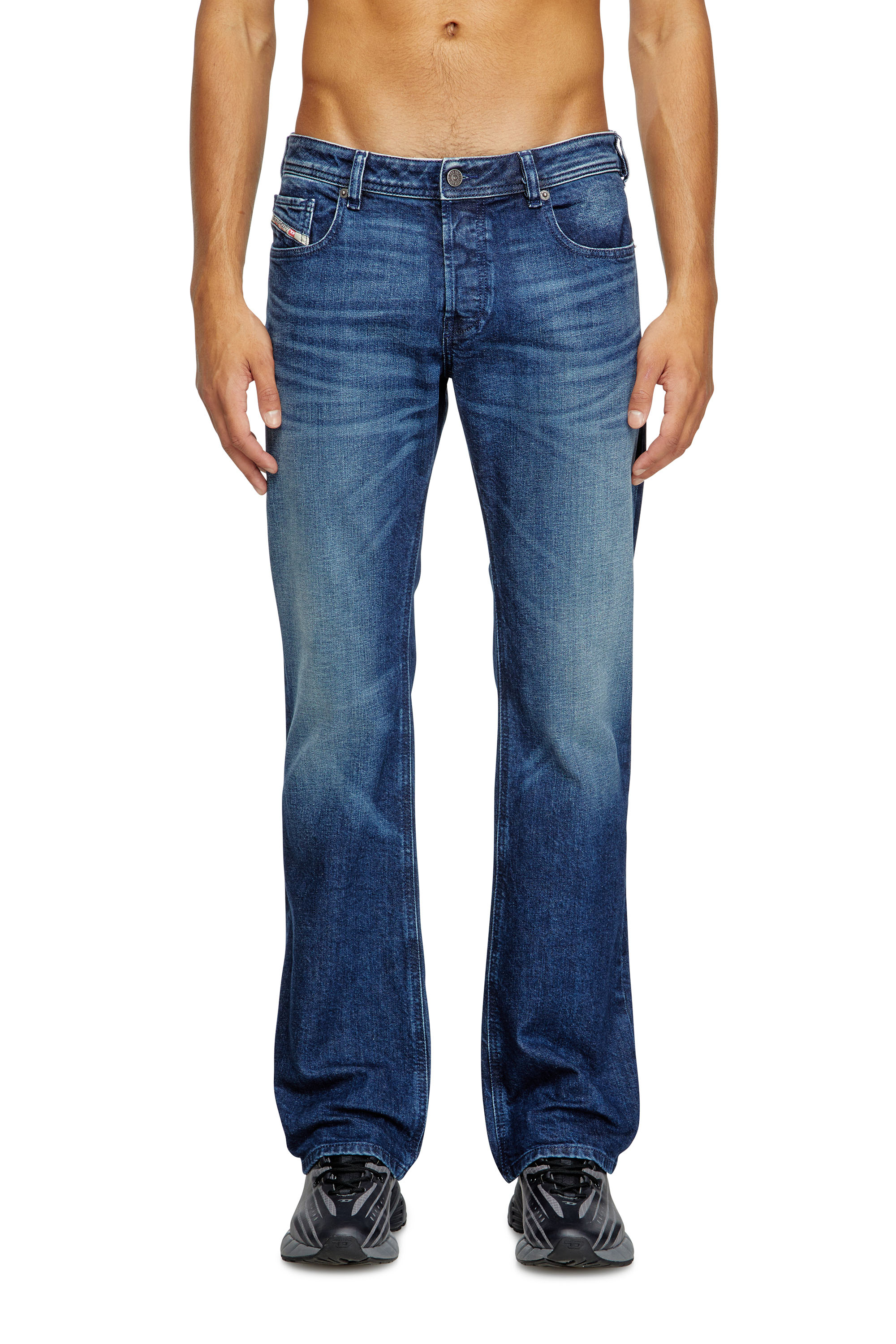 Diesel - Bootcut Jeans 2007 Zatiny 09L51 Uomo, Blu Scuro - Image 1
